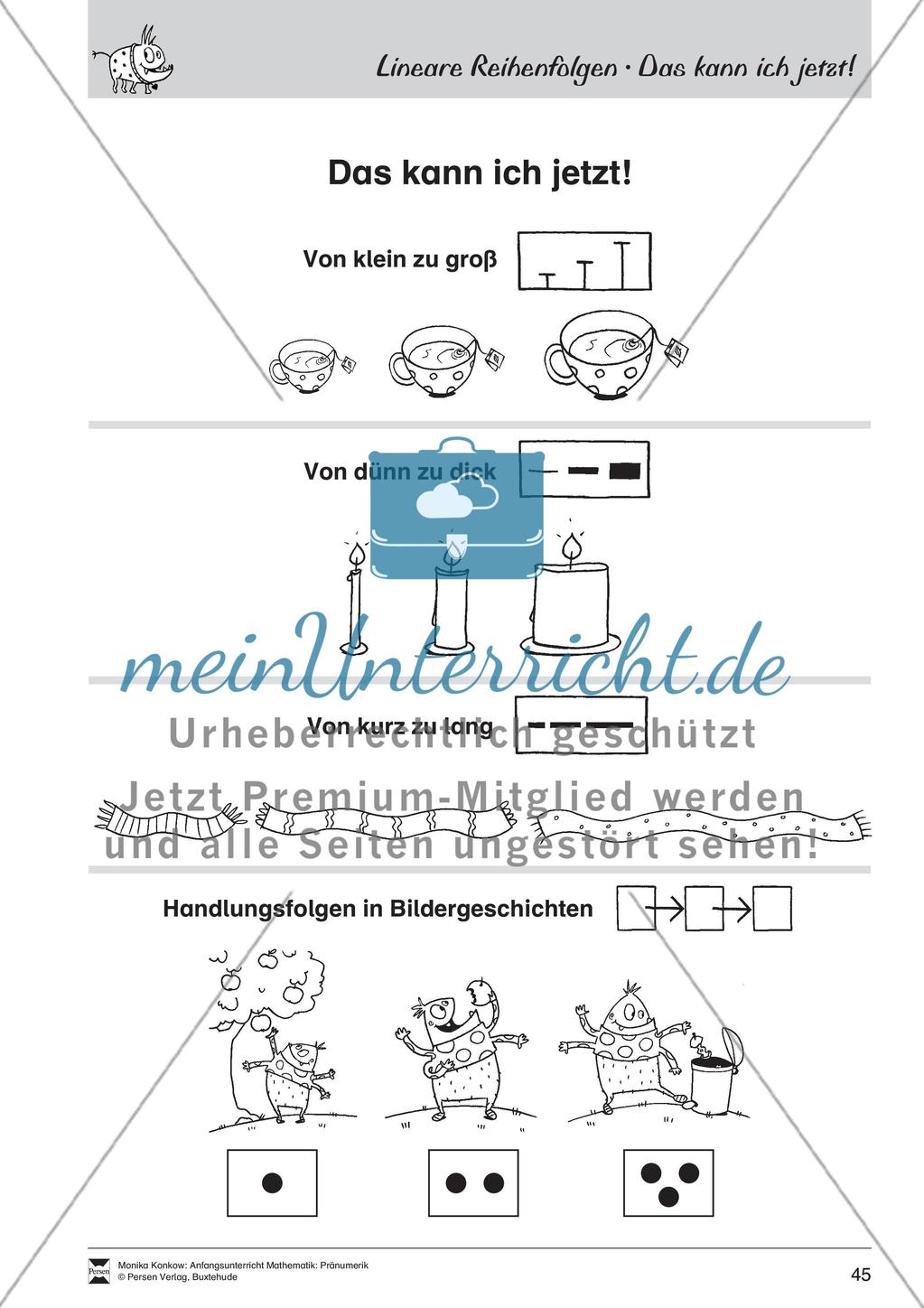 Lineare Reihenfolgen - Das kann ich jetzt! Preview 1