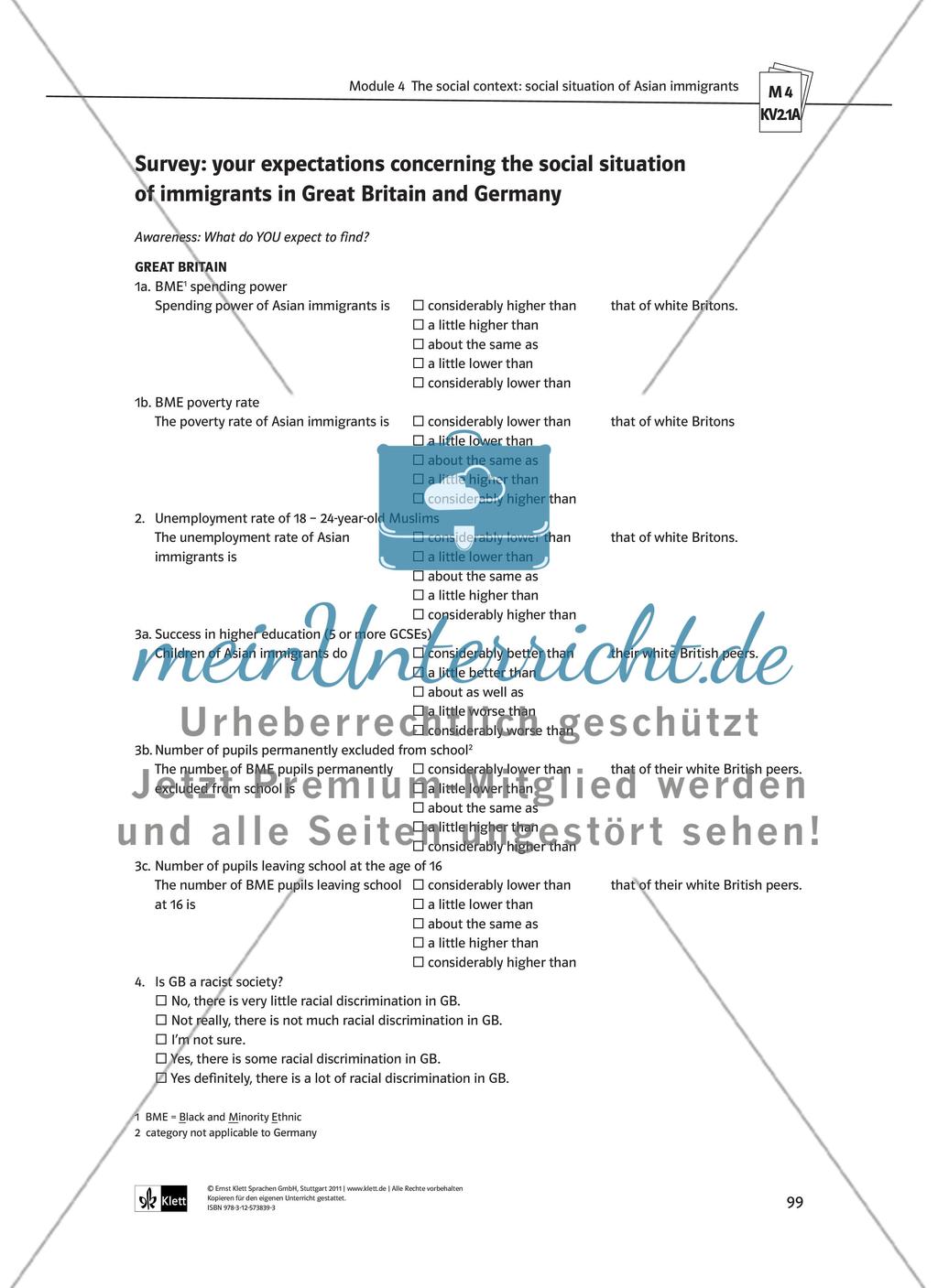 Module 4 The social context: situation of 2nd / 3rd generation immigrants, the late ‘80s Preview 13