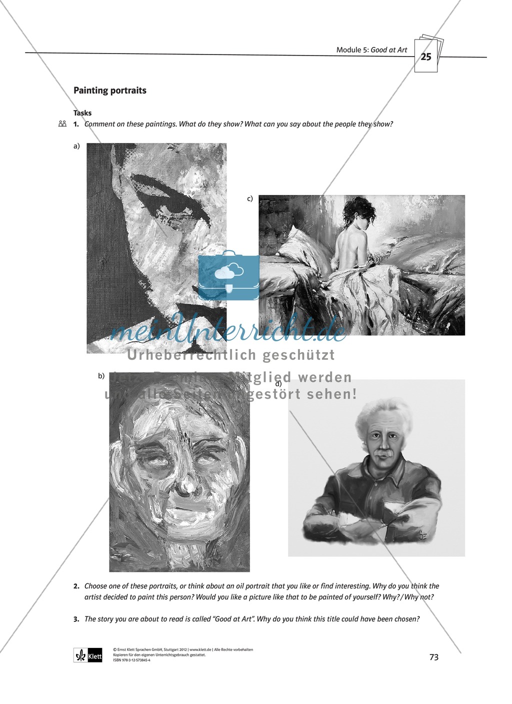 Good at Art: Zusammenfassung + Aufgaben + Arbeitsblätter Preview 9