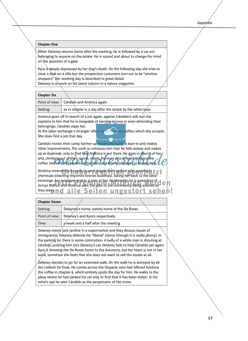 Teaching the Novel in the Classroom: Inhaltszusammenfassung + Kopiervorlagen Preview 29