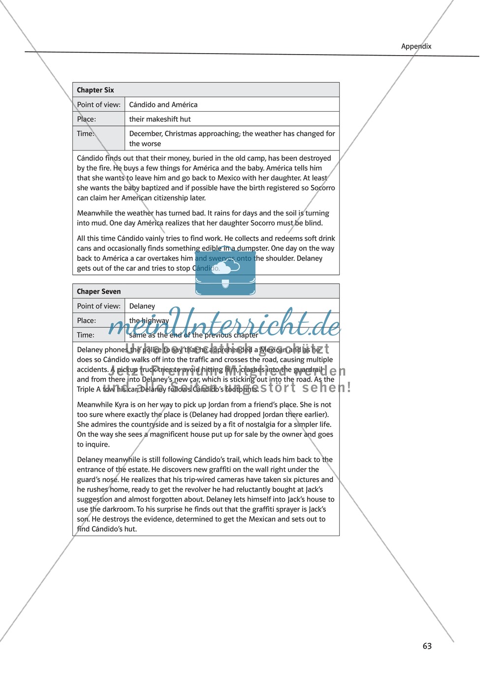 Teaching the Novel in the Classroom: Inhaltszusammenfassung + Kopiervorlagen Preview 35
