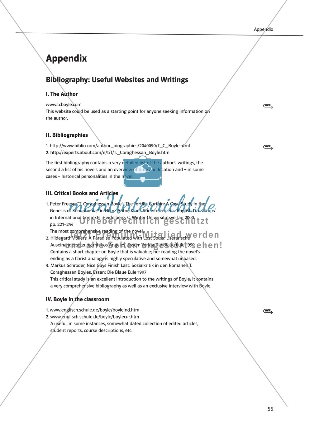 Suggestions for Project Work: Aufgabenstellung Preview 2