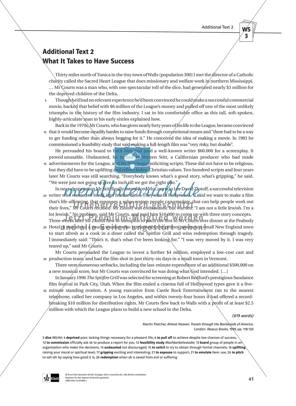 The Tortilla Curtain: Suggestion for a test Preview 7