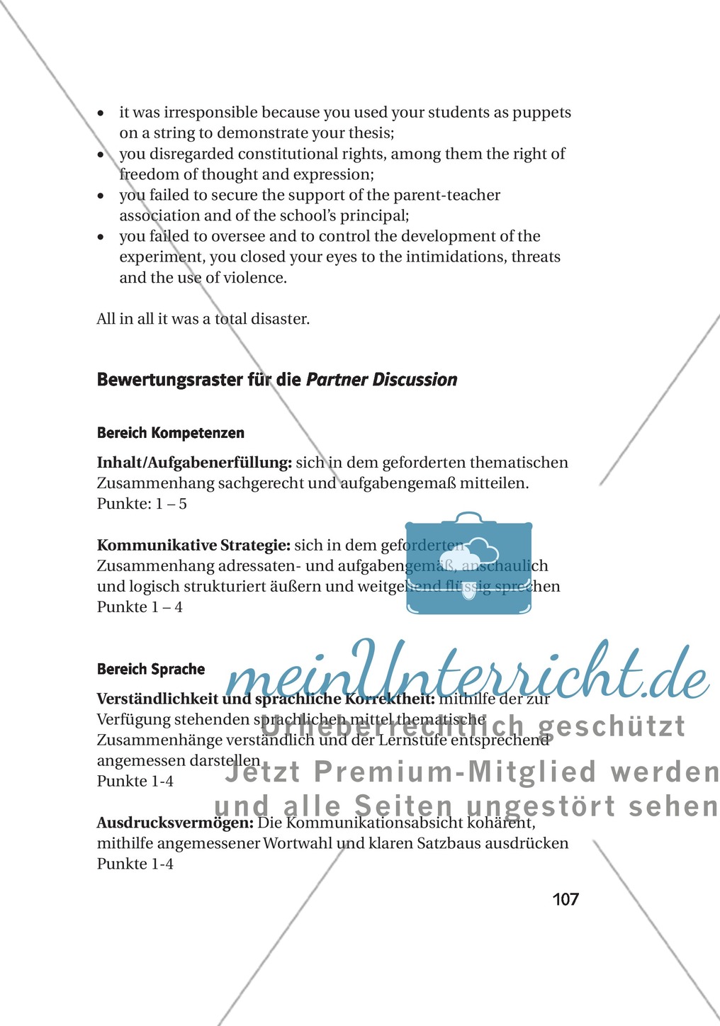 Klausurvorschläge zum Buch