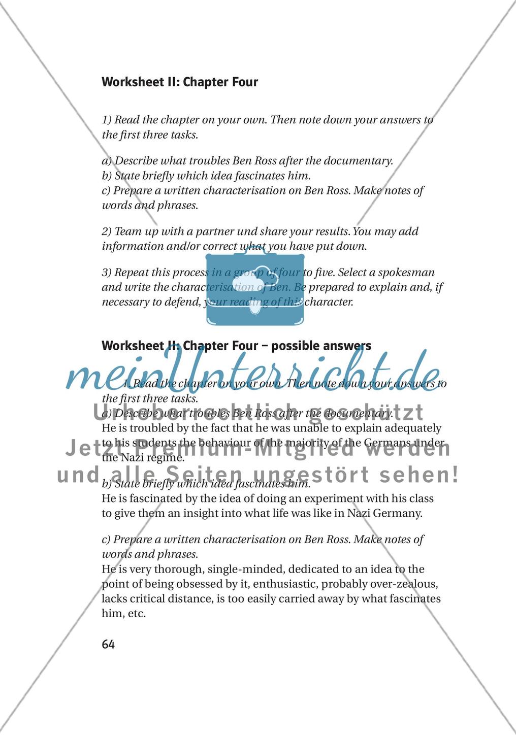 Worksheets - Teil 1 Preview 10