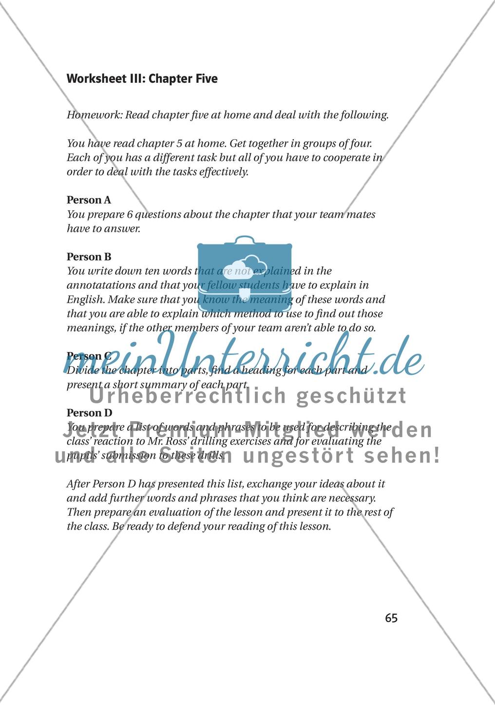 Worksheets - Teil 1 Preview 11