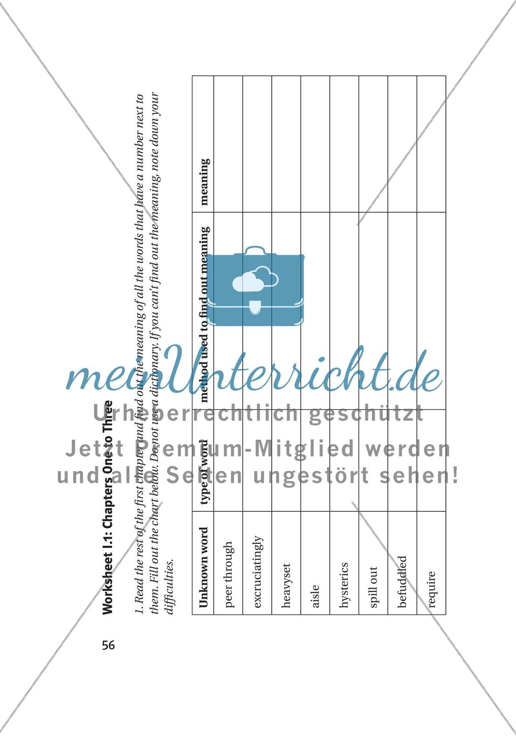 Worksheets - Teil 1 Preview 2