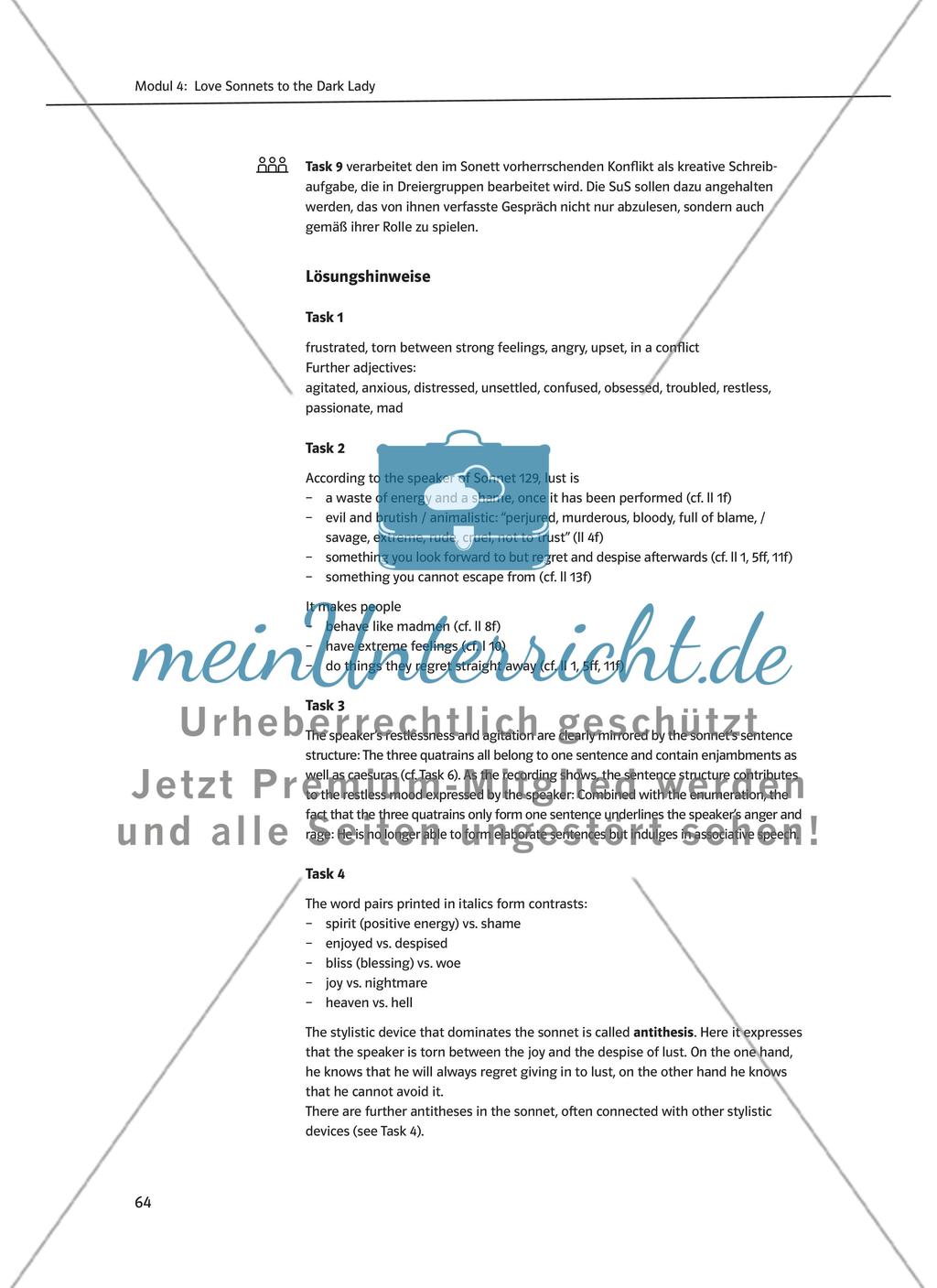 Modul 4: Love Sonnets to the Dark Lady Preview 12