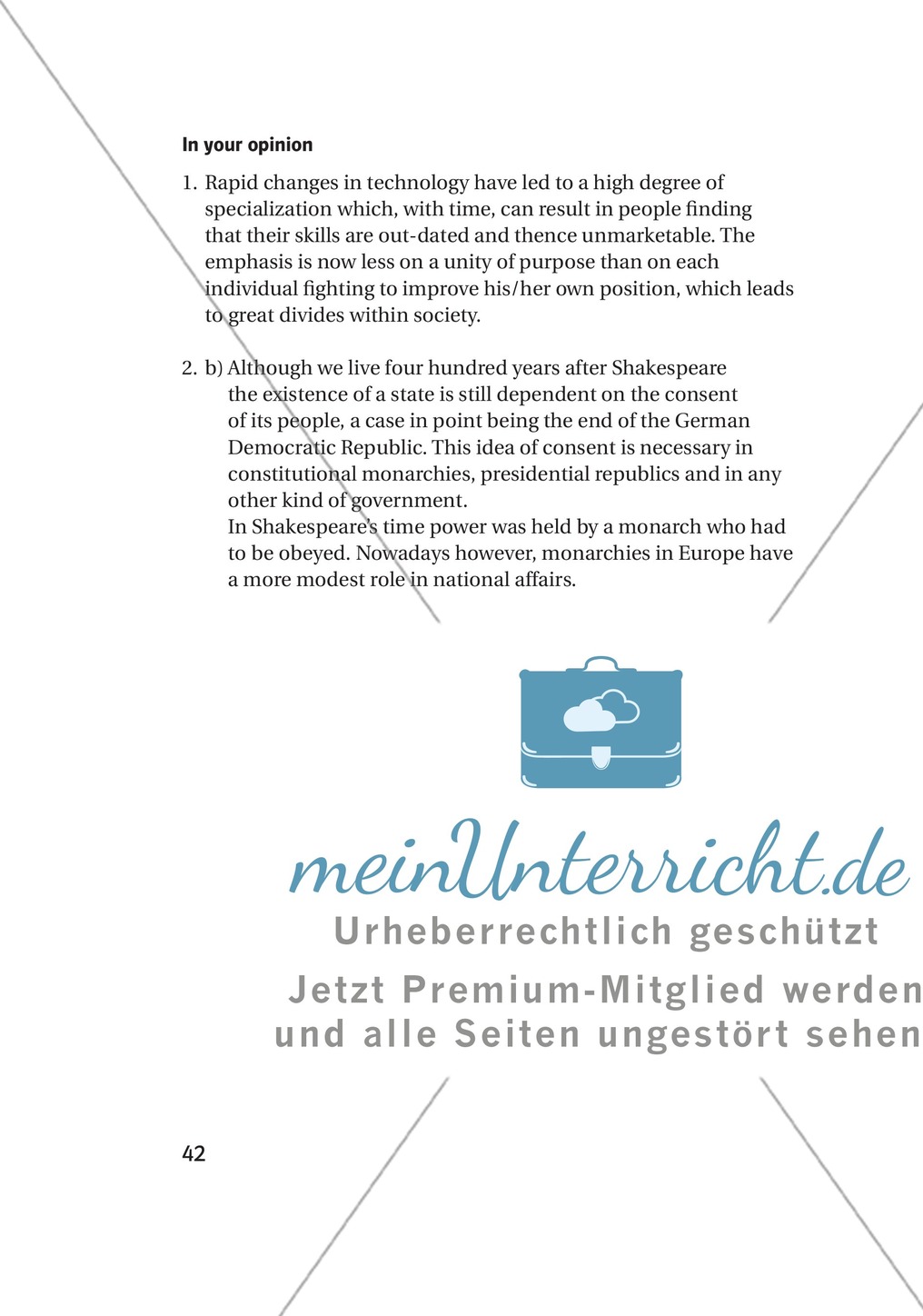 Some Well-Known Passages and Ideas: Auszüge aus bekannten Werken von William Shakespeare + Lernziele + Tipps Preview 17