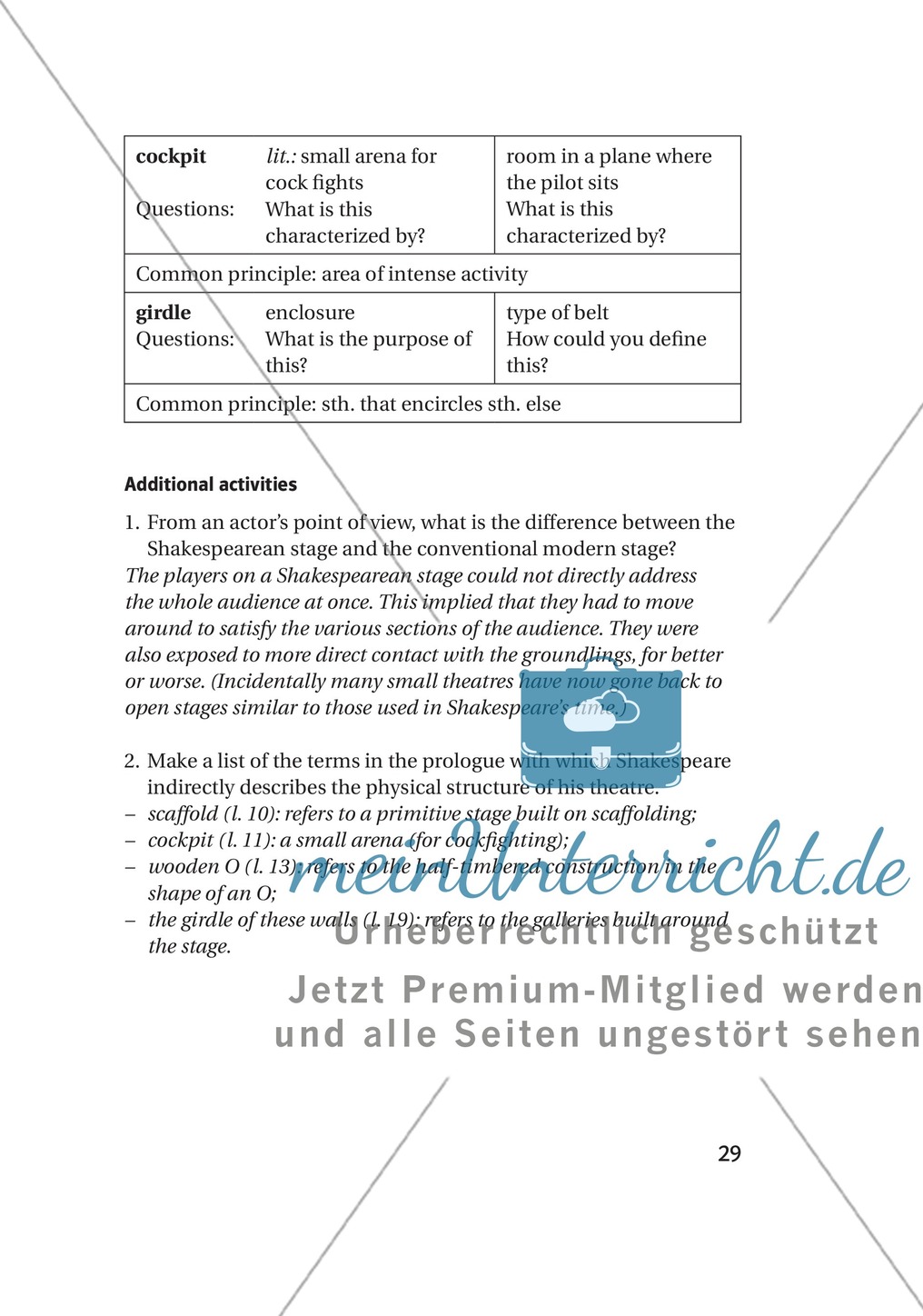 Some Well-Known Passages and Ideas: Auszüge aus bekannten Werken von William Shakespeare + Lernziele + Tipps Preview 4