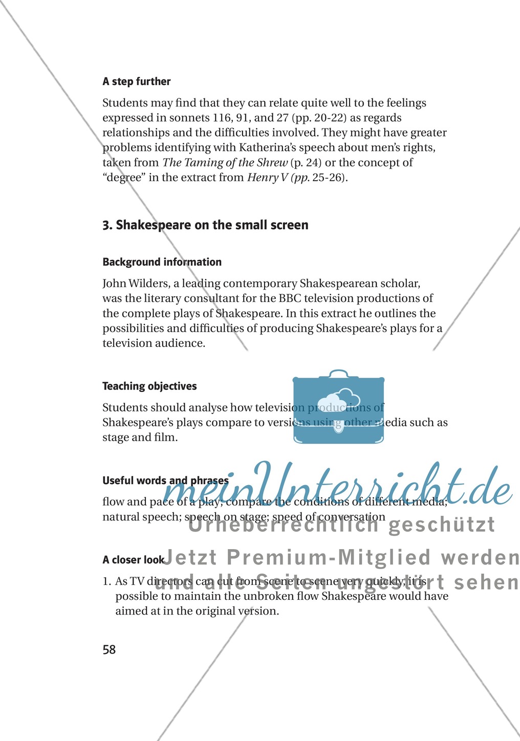 Shakespeare Today: Shakespeare's Bedeutung heute + Lernziele + Tipps Preview 5