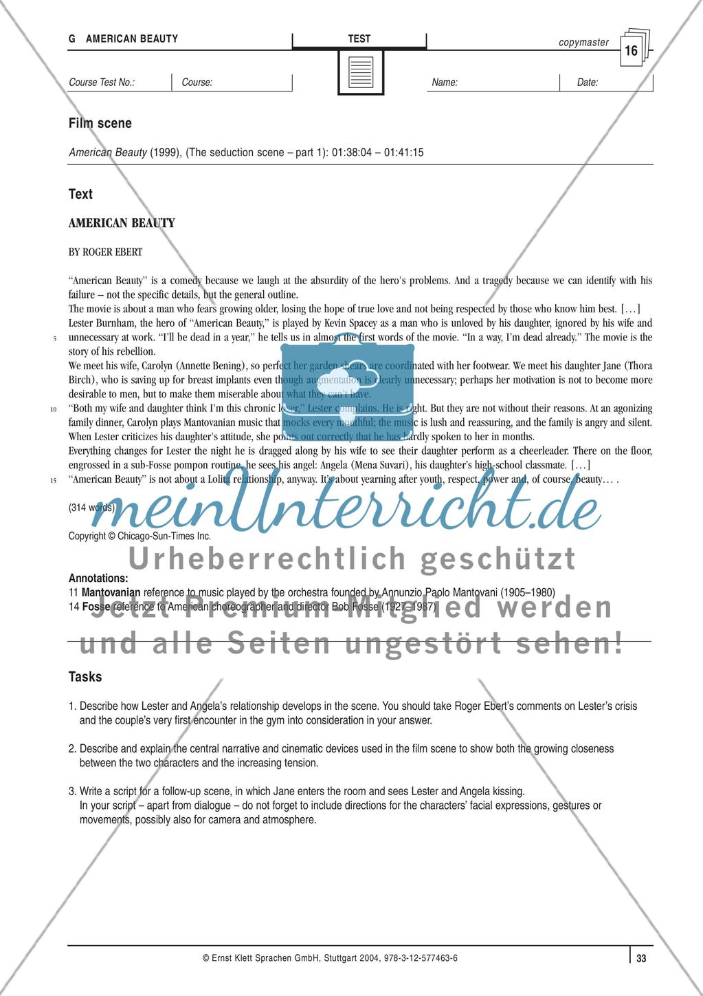 Scene profiles and course tests - Teil 2 Preview 5
