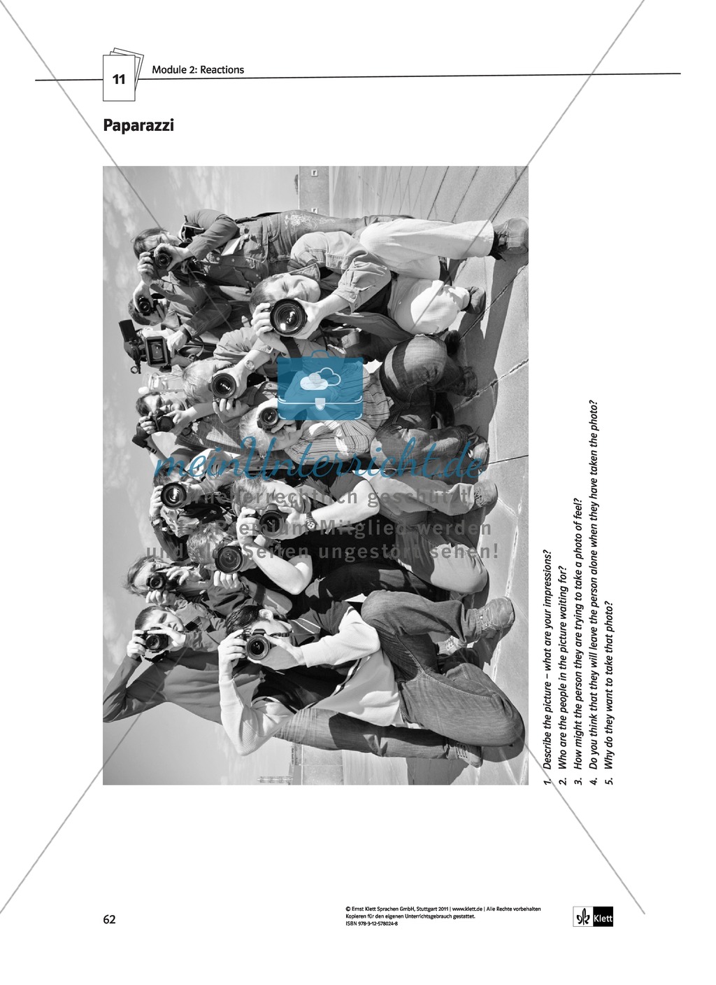 Reactions on transplantation: Schulkameraden, Freunde, die Medien und Tierrechtsorganisationen im Vergleich. Mit didaktischen Anmerkungen, Kopiervorlagen, Vokabelanmerkungen und Lösungsvorschlägen. Preview 11