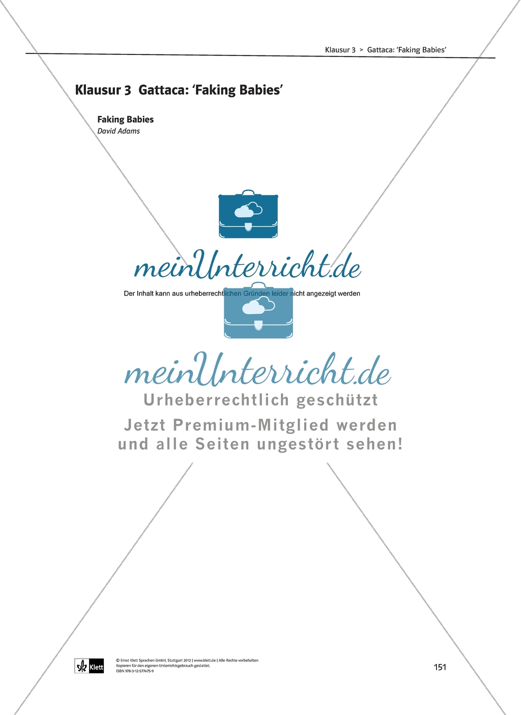 Klausur zum Thema