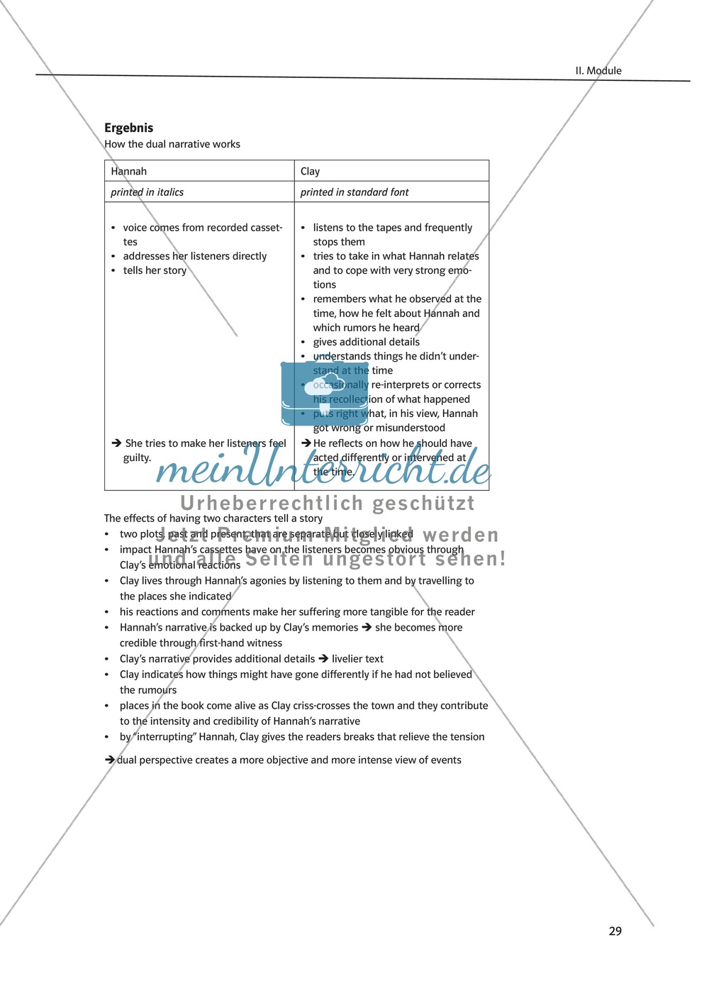 While-Reading Activities: Lernziele + Methoden + Aufgaben + Kopiervorlagen + Klausurvorschläge + Lösungen Preview 10