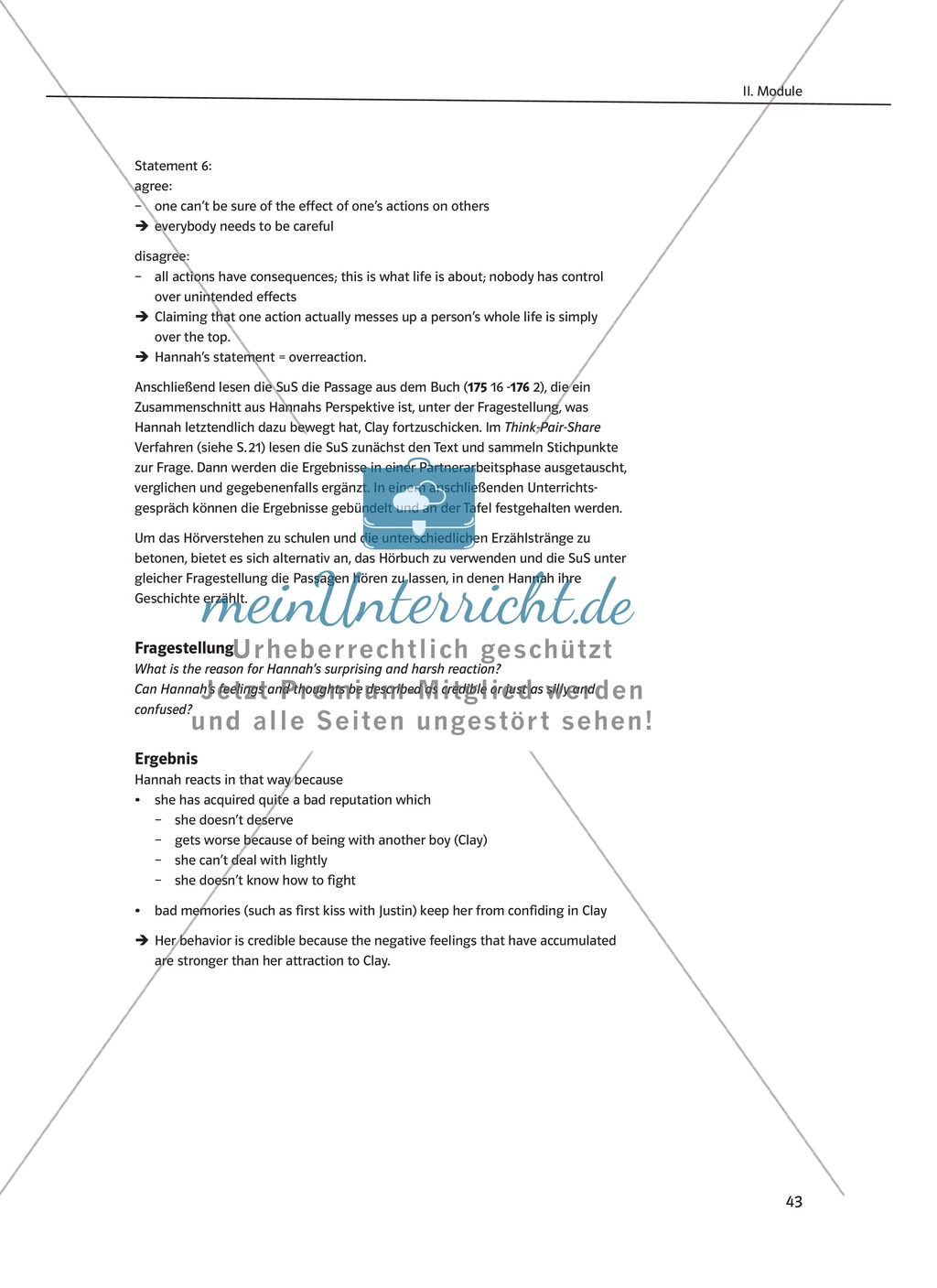 While-Reading Activities: Lernziele + Methoden + Aufgaben + Kopiervorlagen + Klausurvorschläge + Lösungen Preview 24