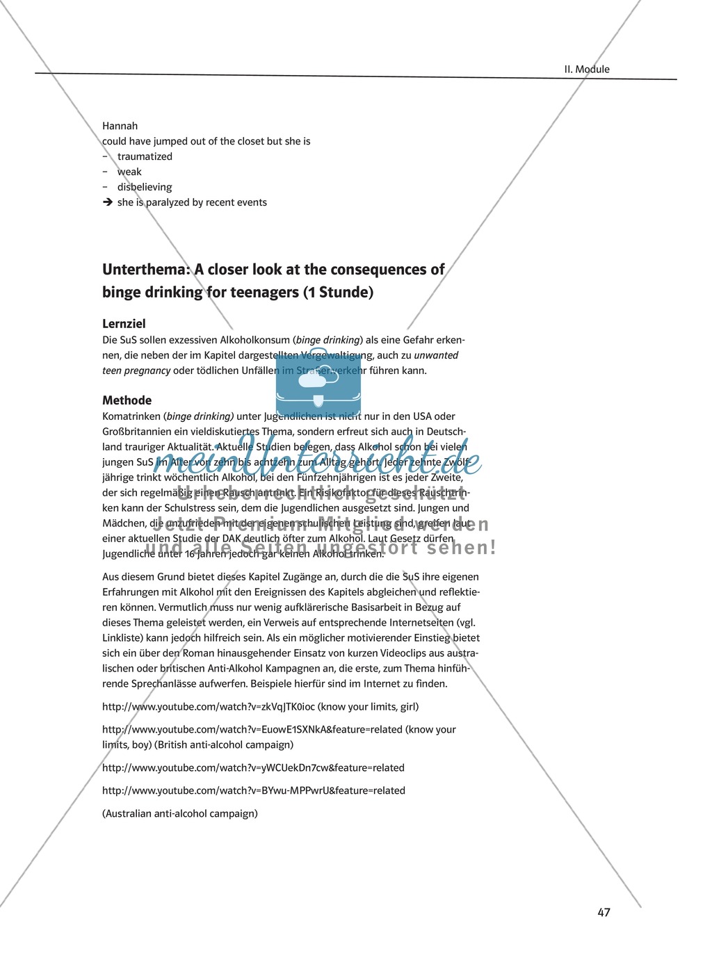 While-Reading Activities: Lernziele + Methoden + Aufgaben + Kopiervorlagen + Klausurvorschläge + Lösungen Preview 28