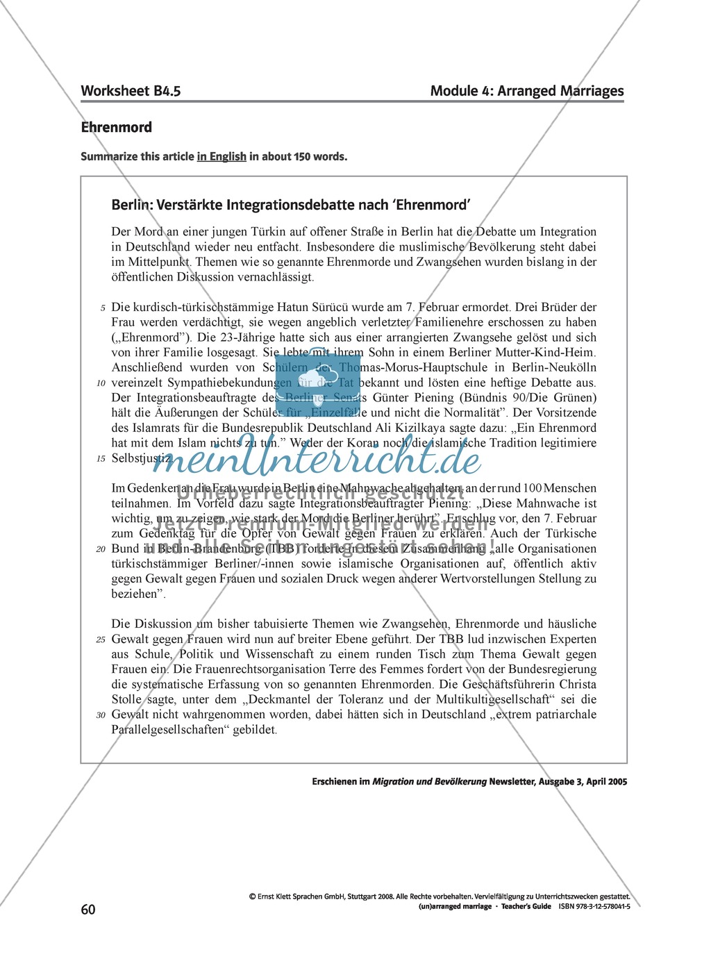 (Un)arranged marriage - Themen für die Oberstufe: Arranged marriages Preview 10