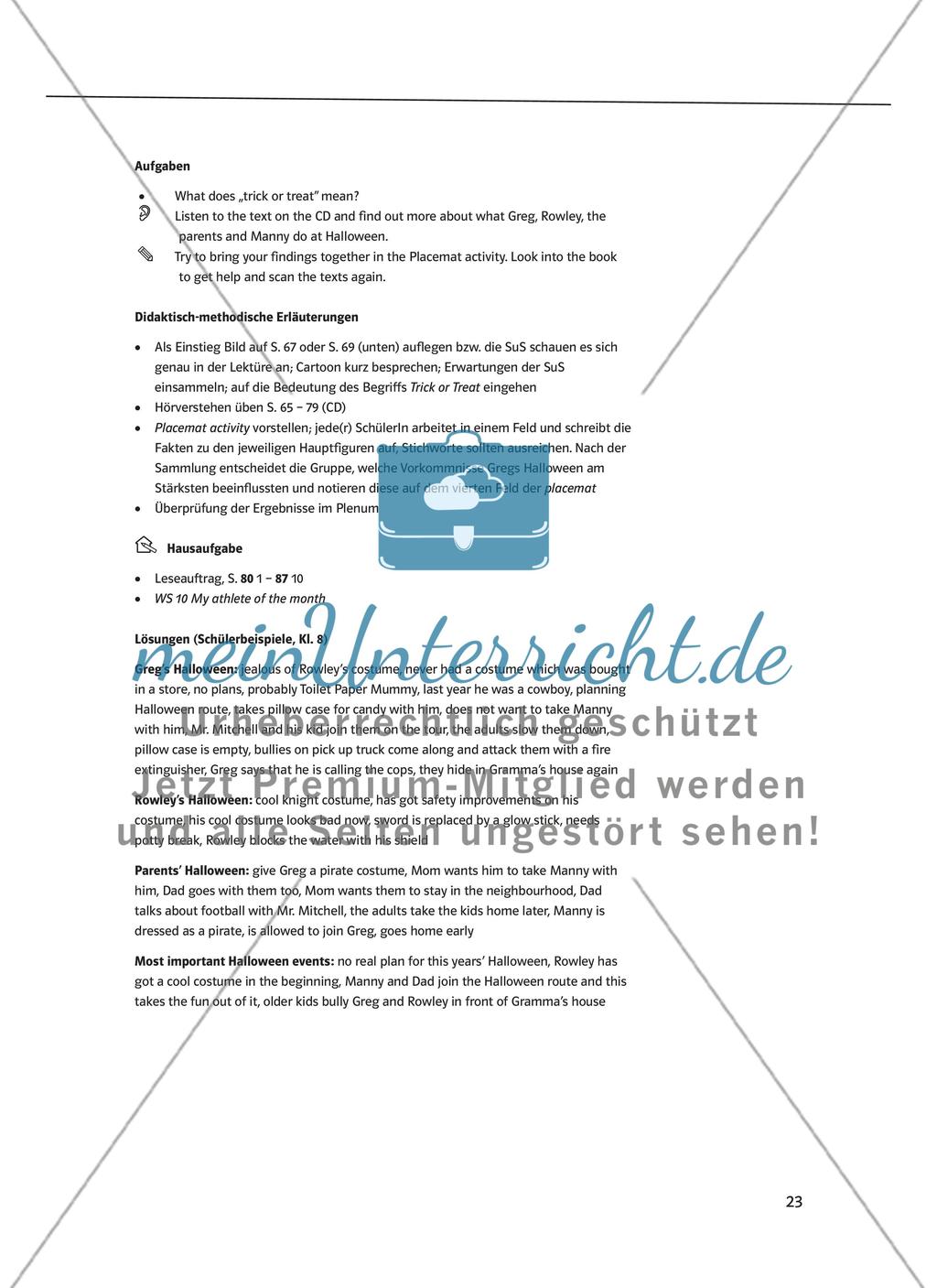 Module meinUnterricht