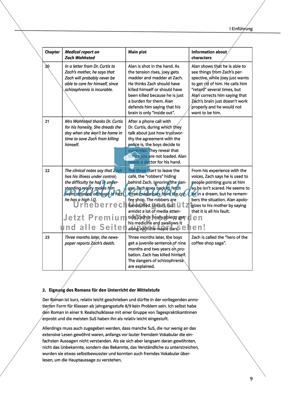 Terry Trueman "Inside Out": Synopsis of the plot and general didactic advice Preview 5