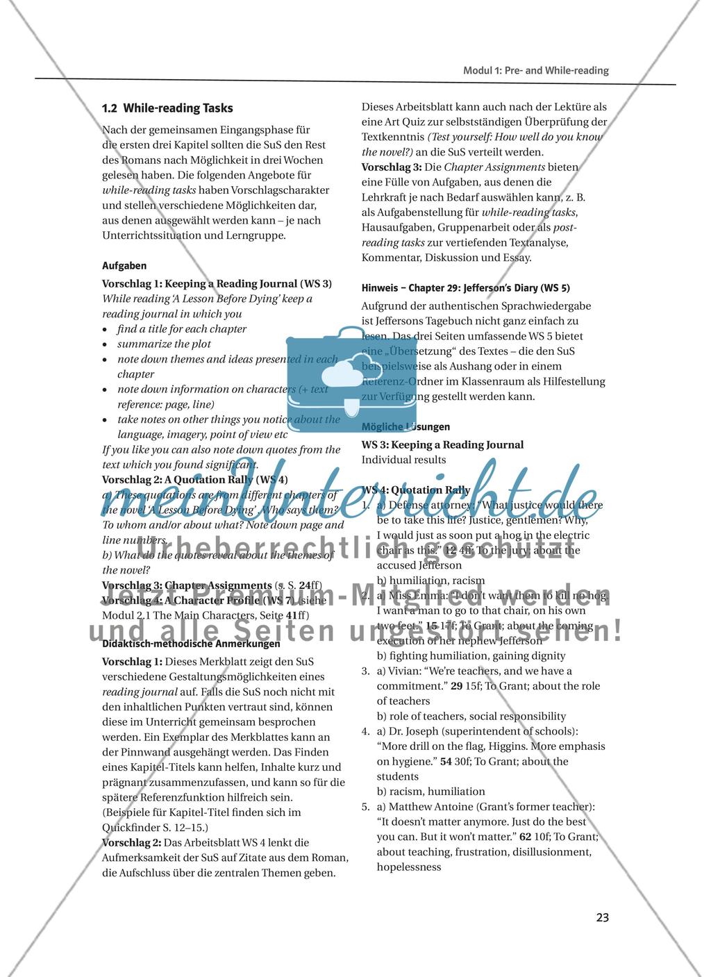 Modul 1: Pre- and While-reading Tasks Preview 3
