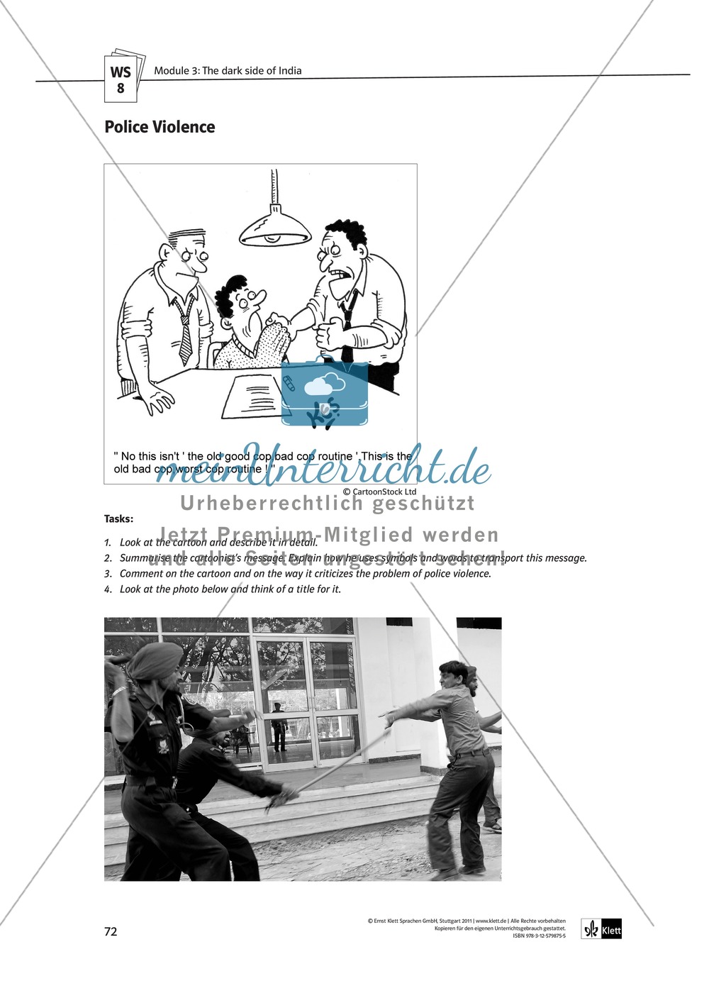 The media in India: Bollywood movies and international TV: Sachanalyse + Lernziele + Unterrichtseinheiten + Kopiervorlagen Preview 24