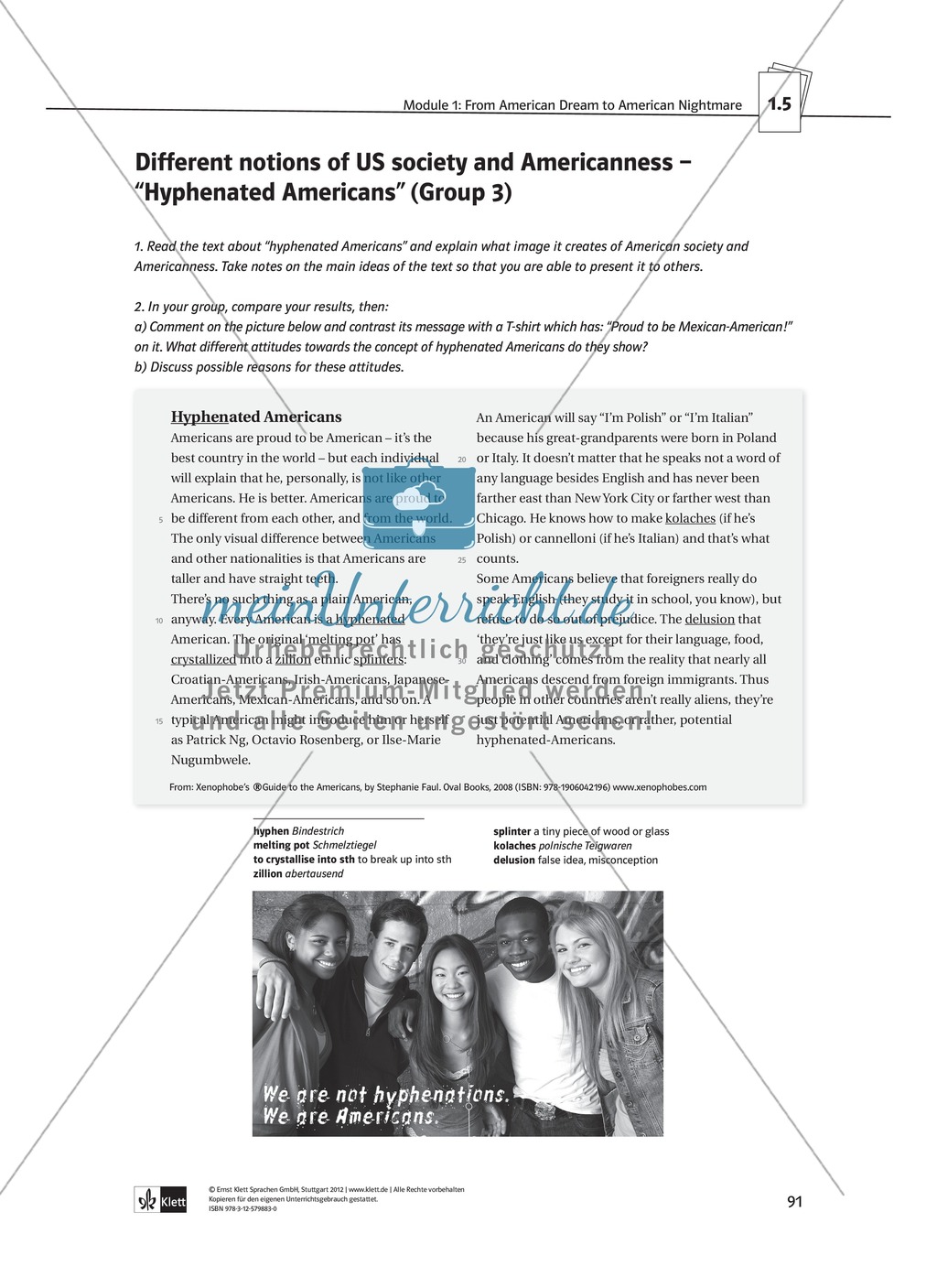 The Reluctant Fundamentalist: Kopiervorlagen + Klausurvorschläge Preview 7
