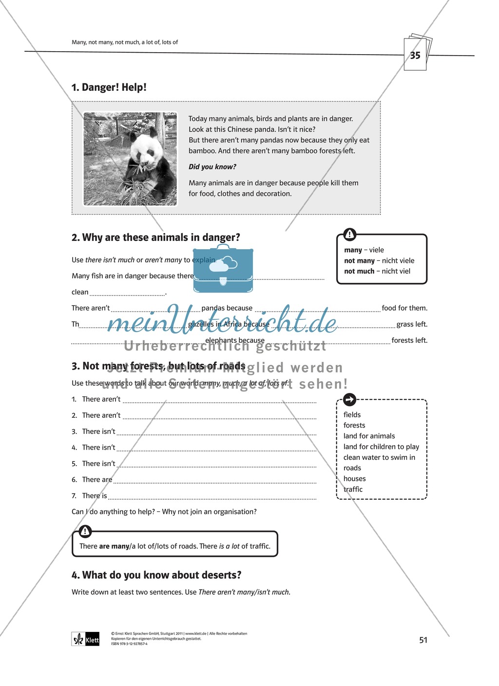 Arbeitsblätter für einen kommunikativen Grammatikunterricht: Mengenangaben Preview 4