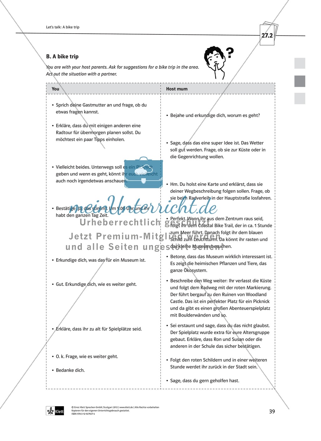 Arbeitsblätter für Vertretungsstunden in den Klassen 7 und 8 Preview 12