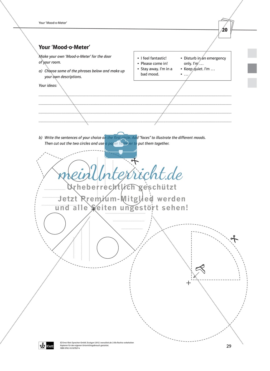 Arbeitsblätter für Vertretungsstunden in den Klassen 7 und 8 Preview 2