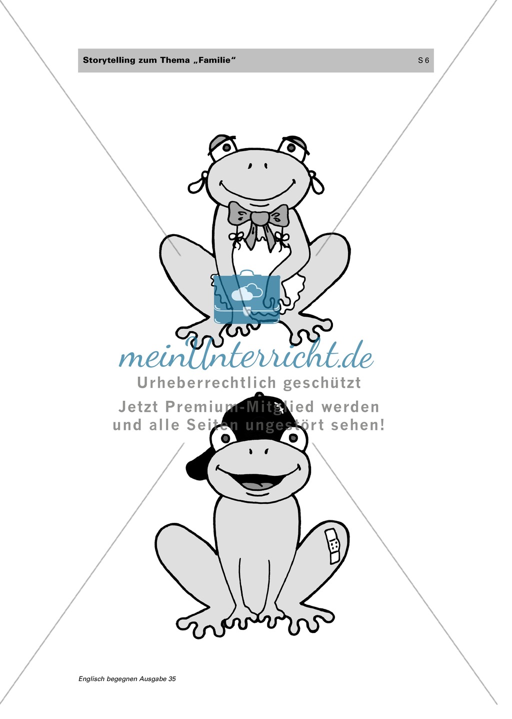 Erarbeiten des englischen Wortschatzes zum Thema "Family": vocabulary + storytelling + productive speaking Preview 2