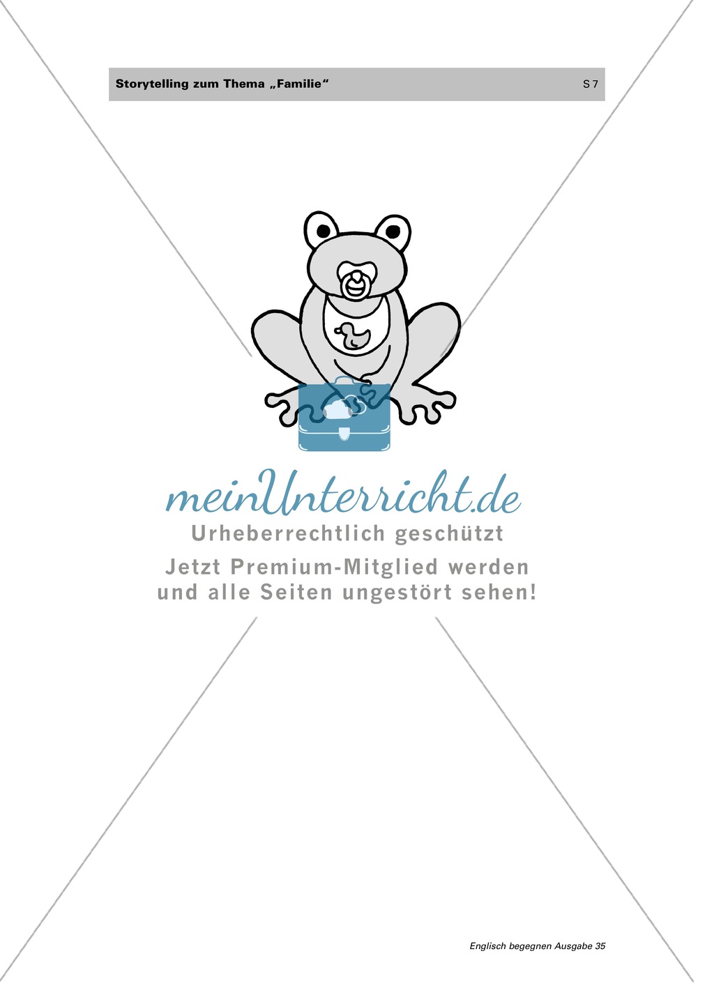 Erarbeiten des englischen Wortschatzes zum Thema "Family": vocabulary + storytelling + productive speaking Preview 3