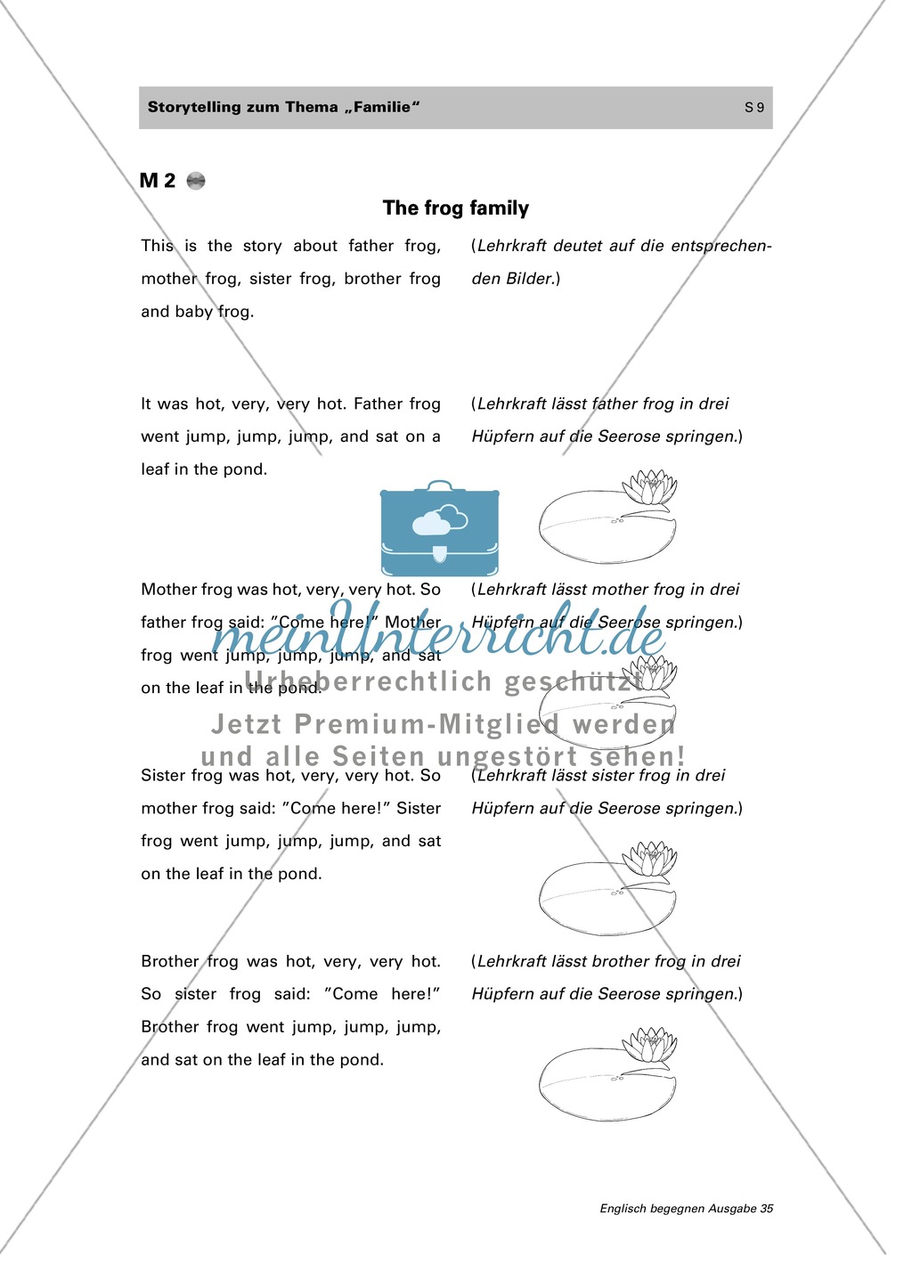 Erarbeiten des englischen Wortschatzes zum Thema "Family": vocabulary + storytelling + productive speaking Preview 5