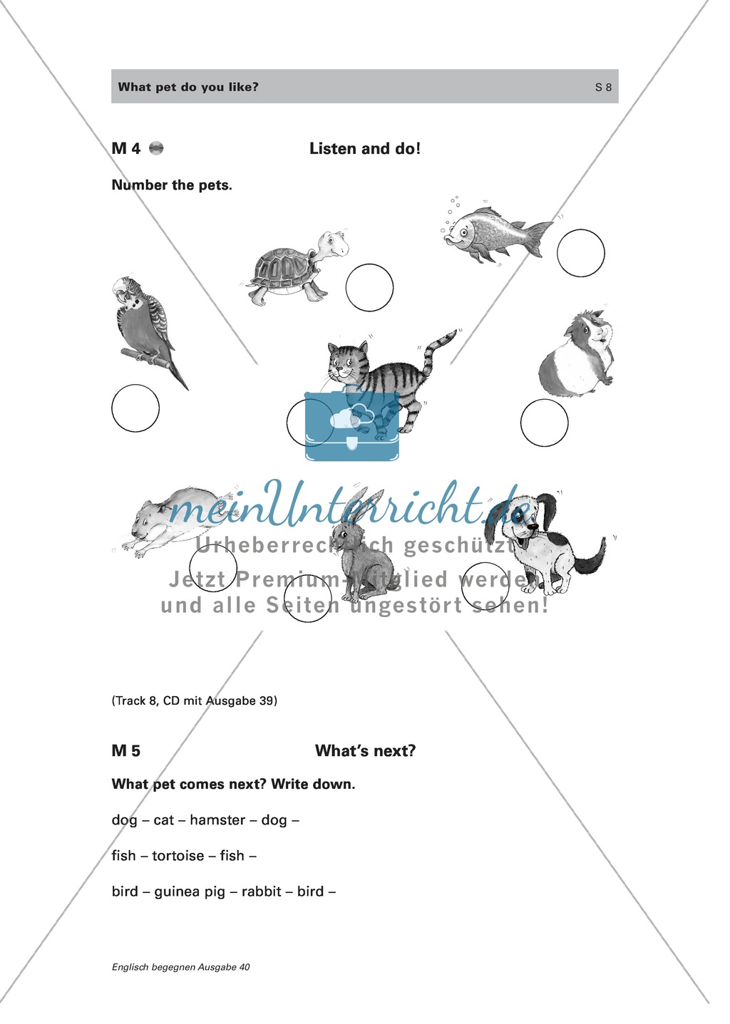 Englischen Wortschatz zum Thema