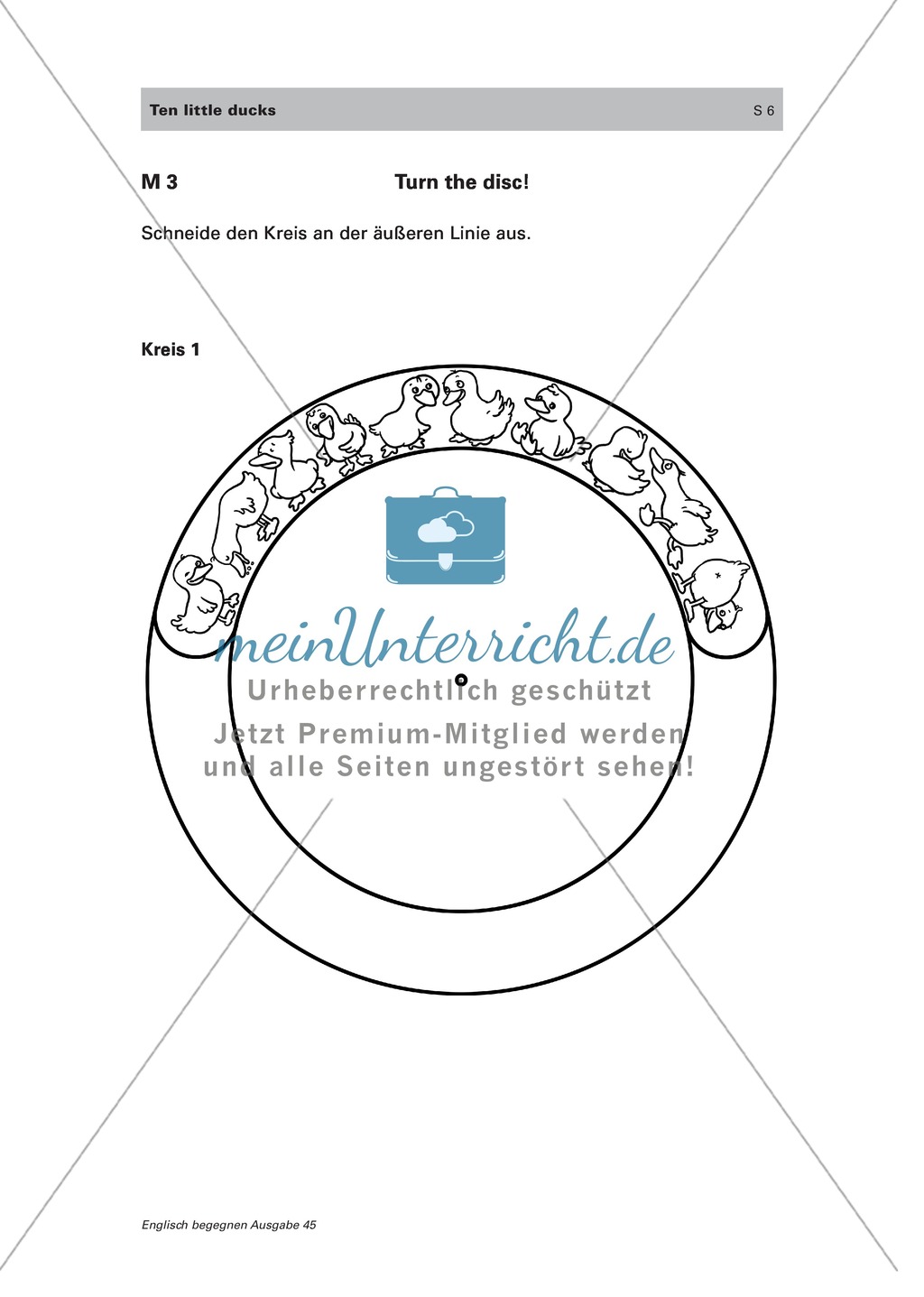 Englischen Wortschatz erarbeiten: animals on the farm + numbers Preview 3