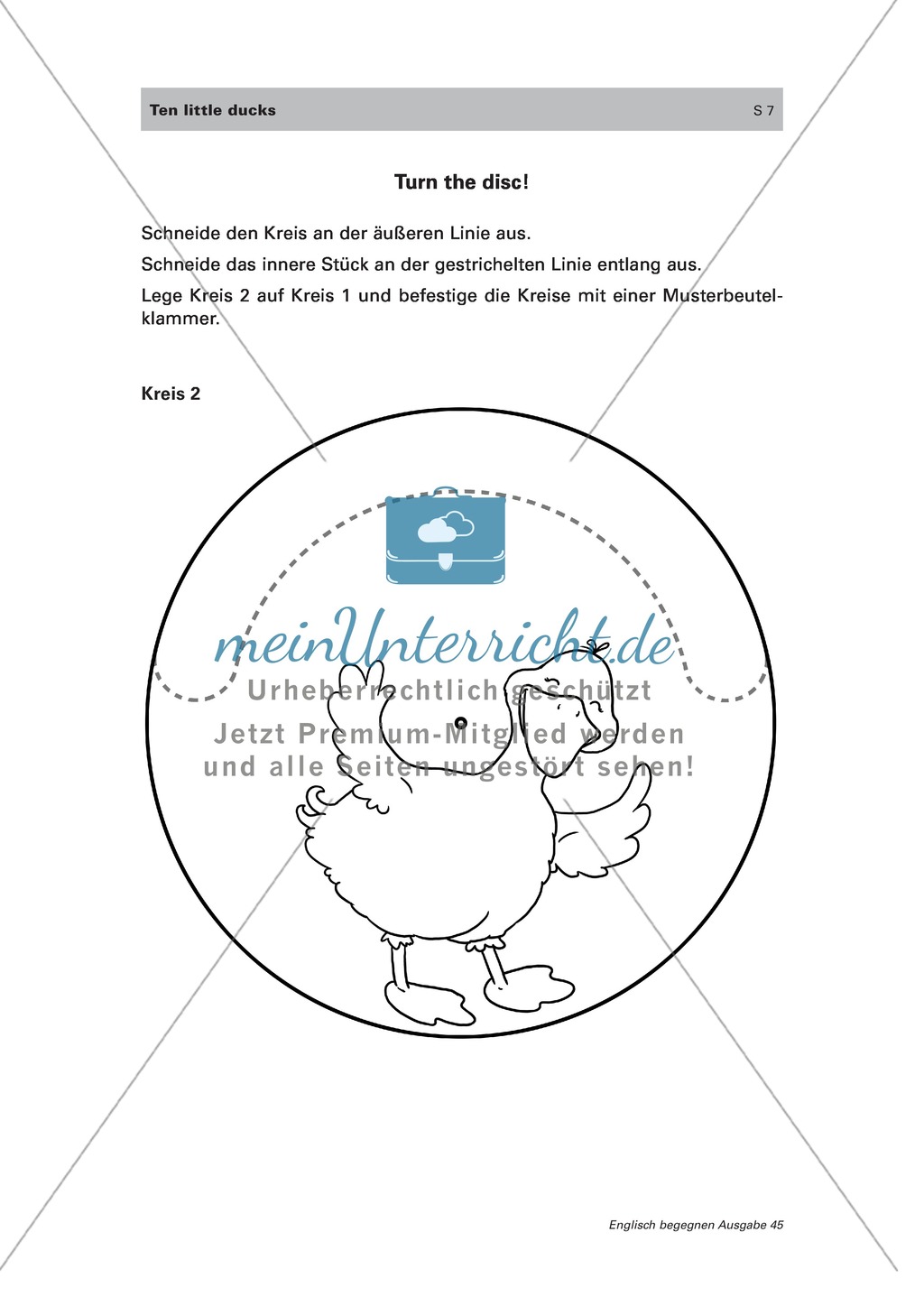 Englischen Wortschatz erarbeiten: animals on the farm + numbers Preview 4