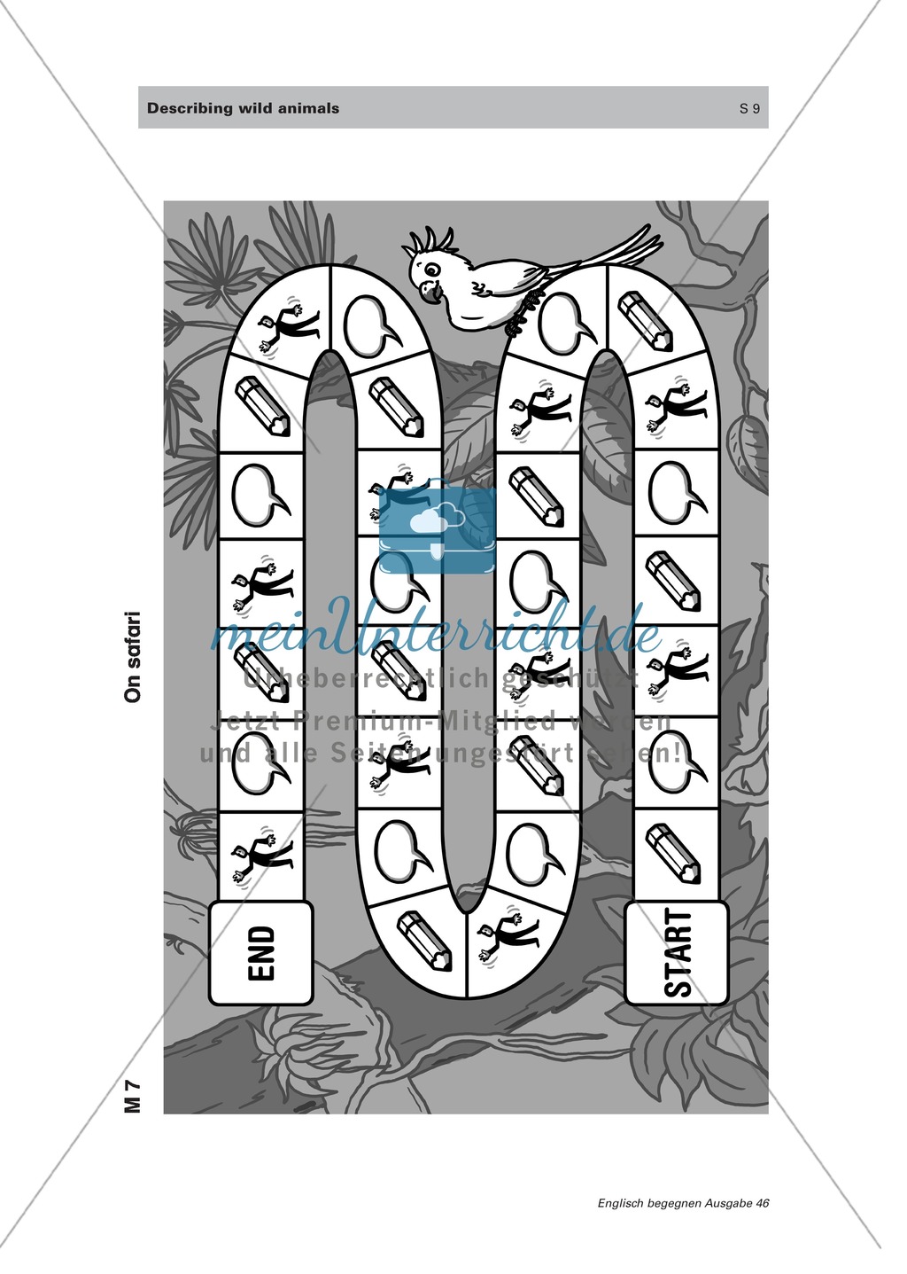 Practicing english vocabulary and sentence structures: describing wild animals Preview 7