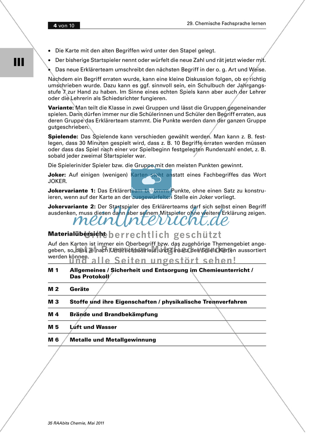 Fachsprache spielerisch korrekt anwenden lernen Preview 2