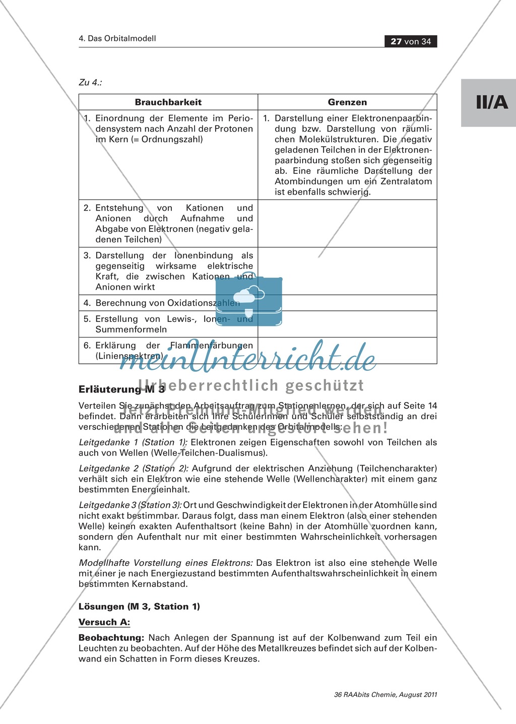 Das Schalenmodell - Anwendungsbereiche und Grenzen Preview 4