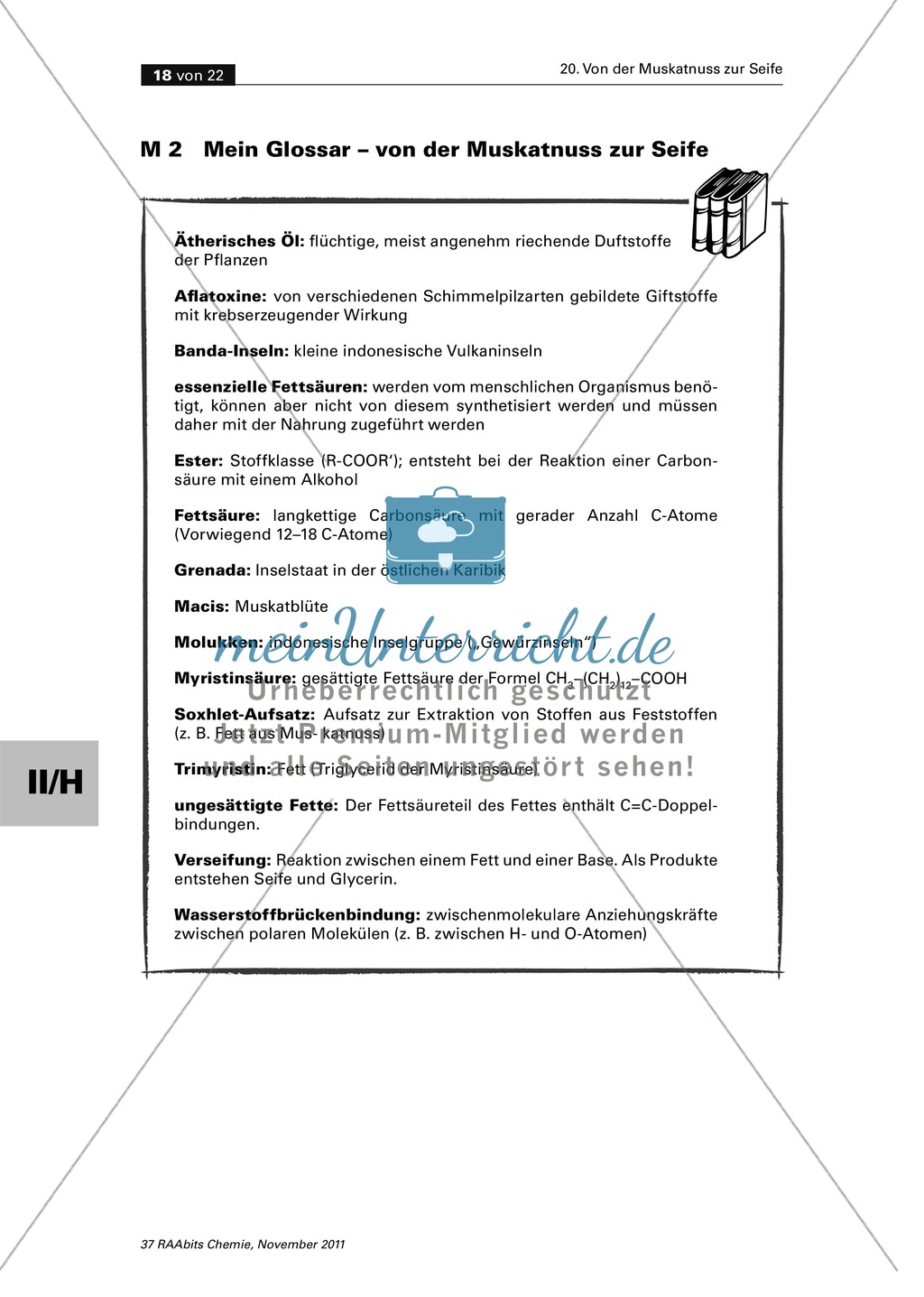 Stationenarbeit zum Thema Fette - Von der Muskatnuss zur Seife Preview 14