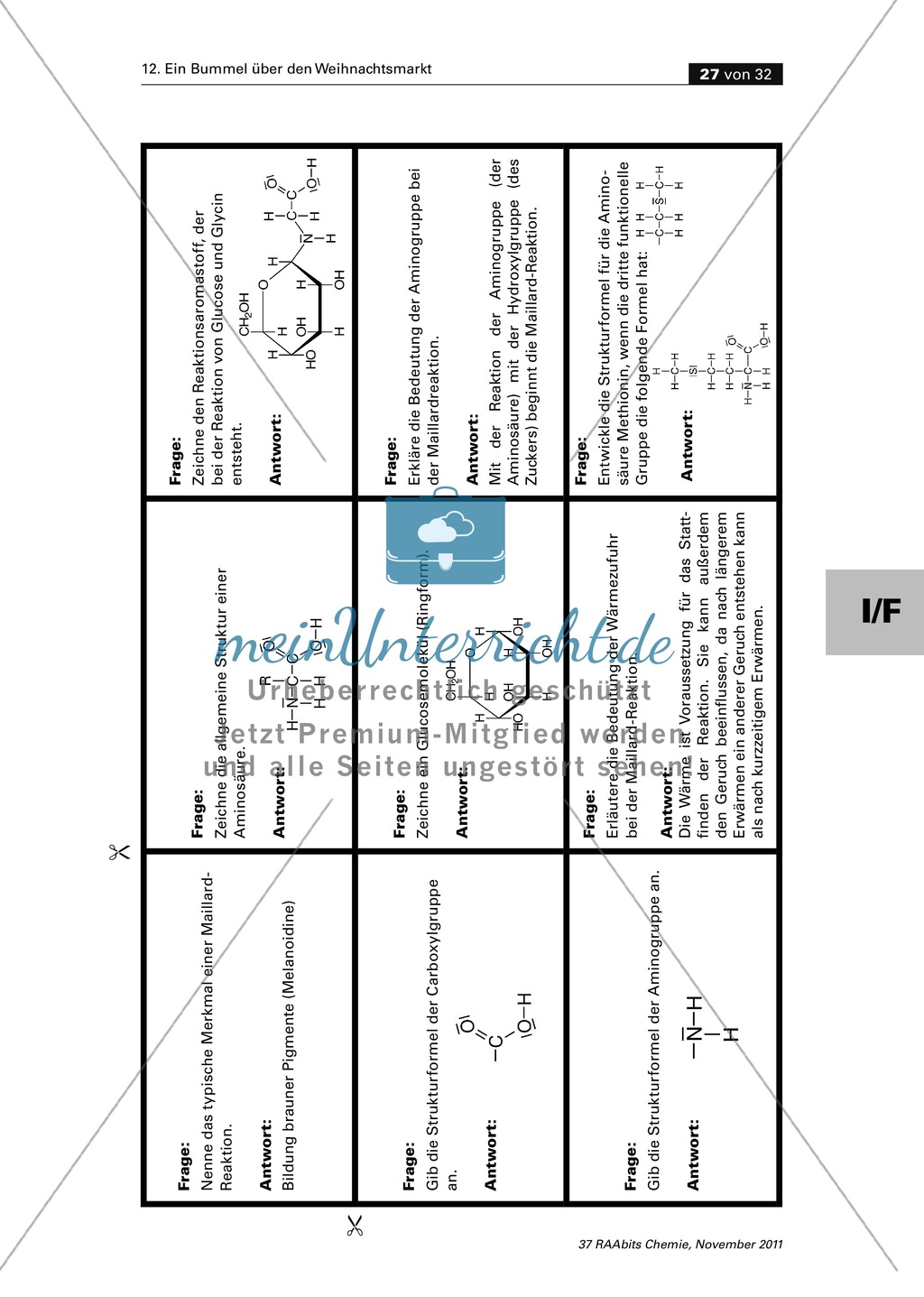 Organische Chemie an Stationen - Bummel über den Weihnachtsmarkt Preview 25
