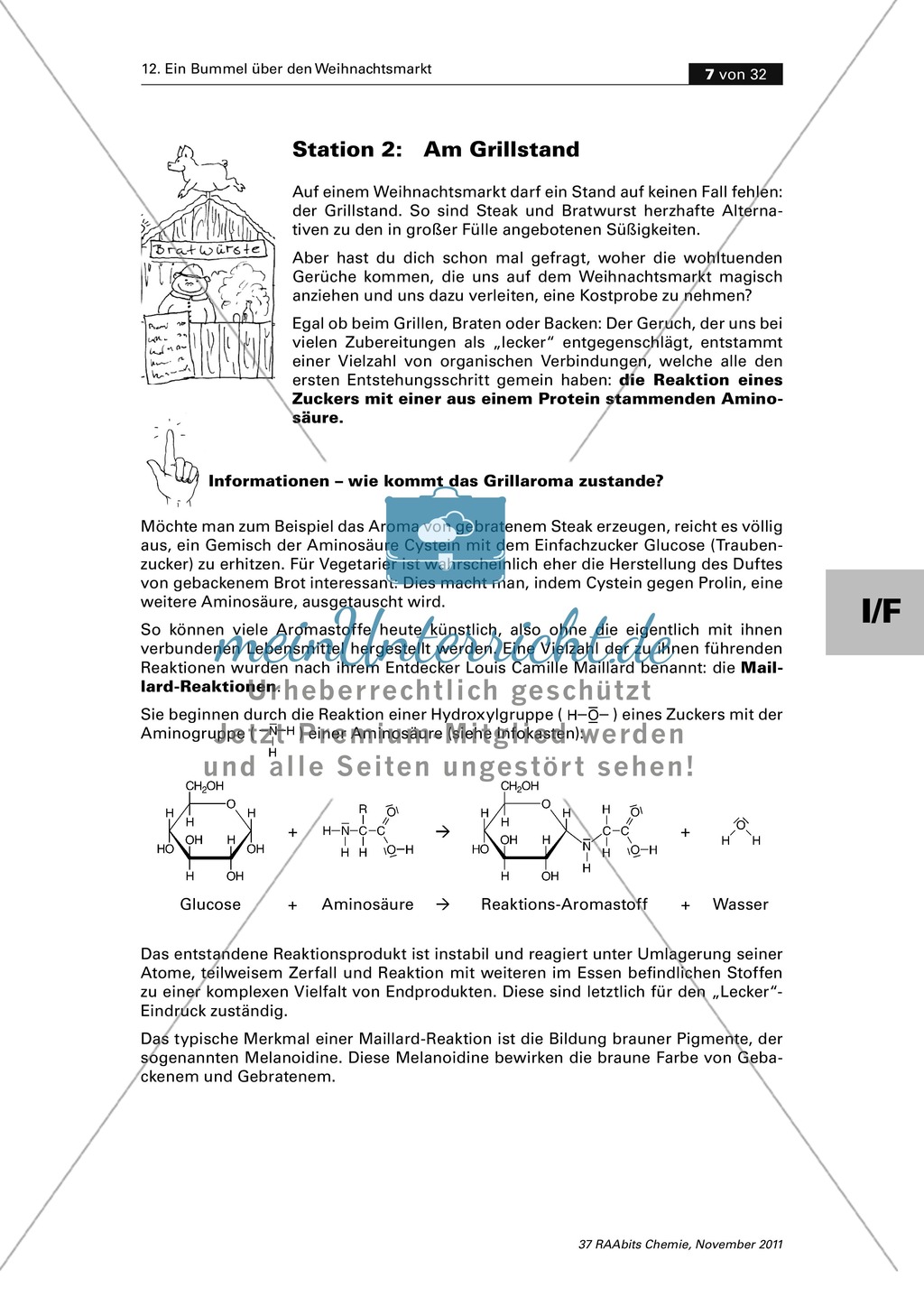 Organische Chemie an Stationen - Bummel über den Weihnachtsmarkt Preview 5