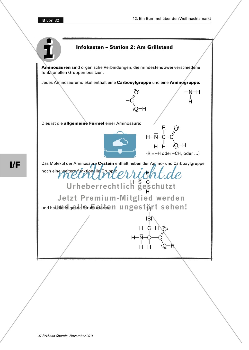 Organische Chemie an Stationen - Bummel über den Weihnachtsmarkt Preview 6
