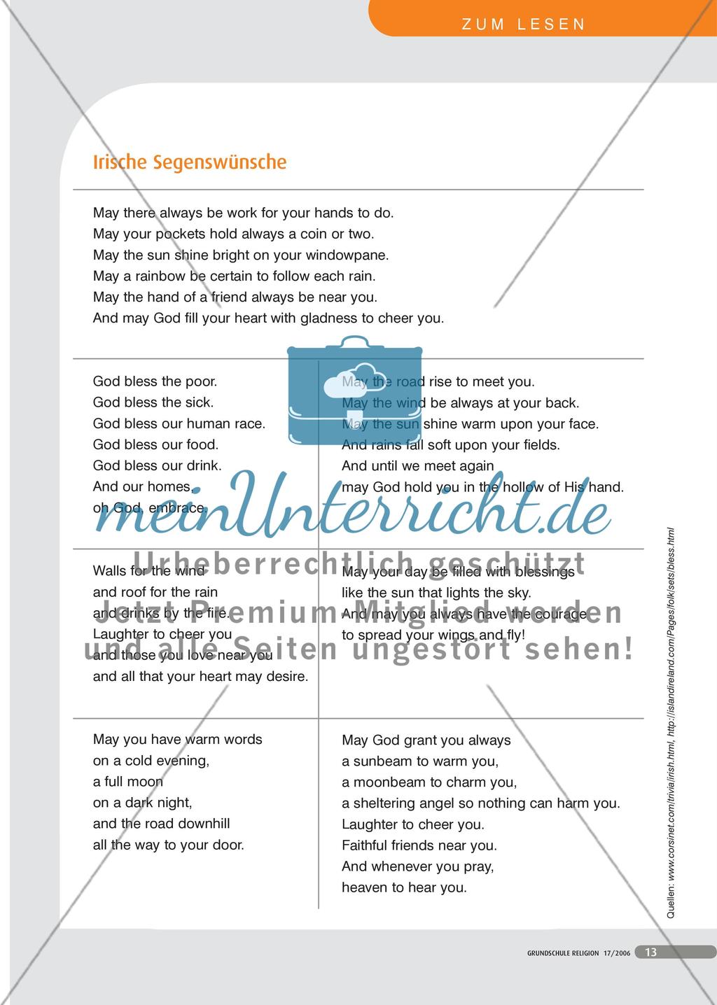 Die wundervolle Poesie des Wünschens - Irische Segenswünsche Preview 2