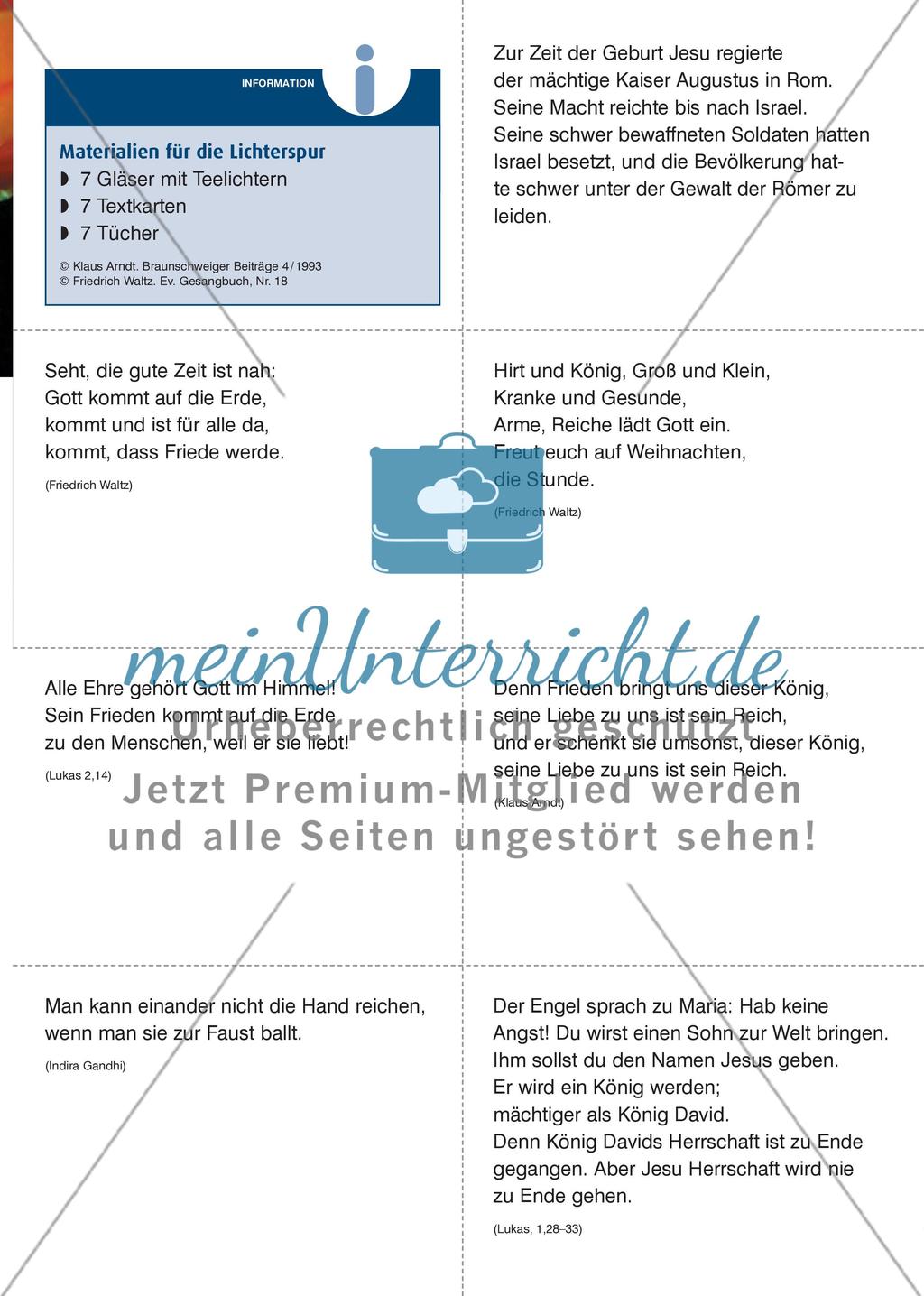 Die Weihnachtsgeschichte als Friedensbotschaft Preview 2