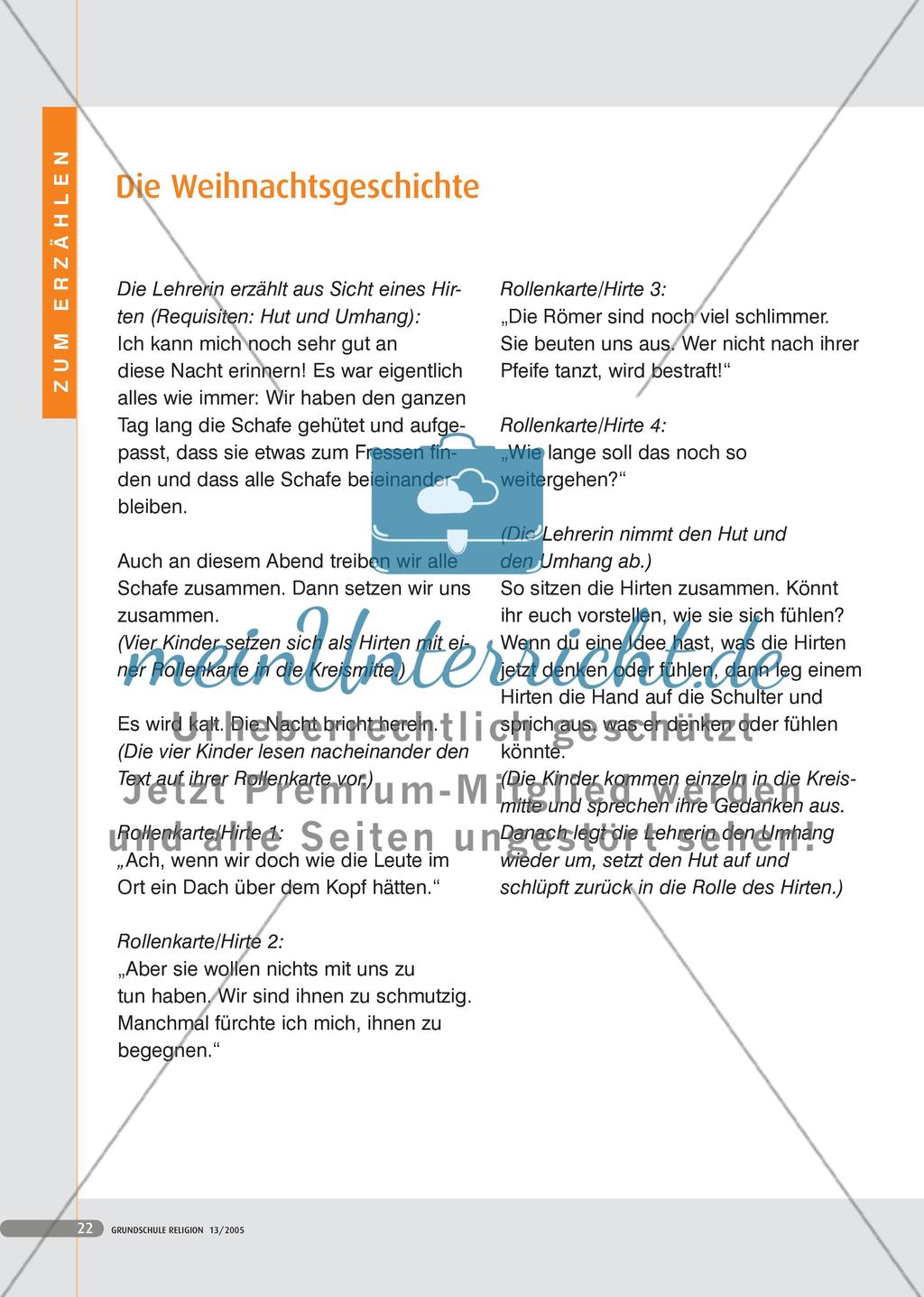 Die Weihnachtsgeschichte als Friedensbotschaft Preview 3