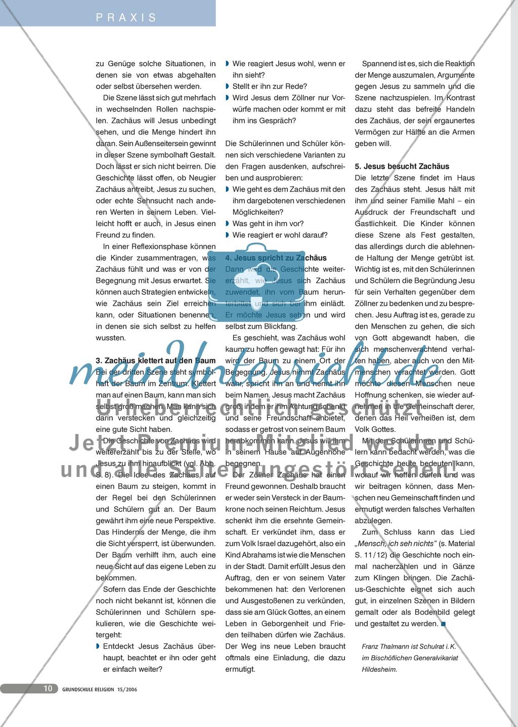 Zachäus: Fehler und Vergebung durch Jesus Preview 3