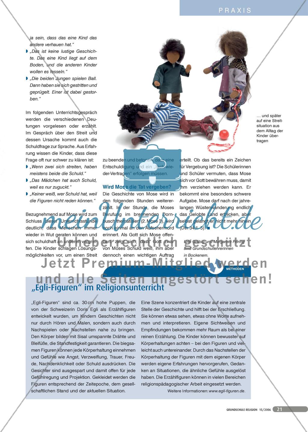 Moses Schuld: Erzählfiguren im Religionsunterricht Preview 2