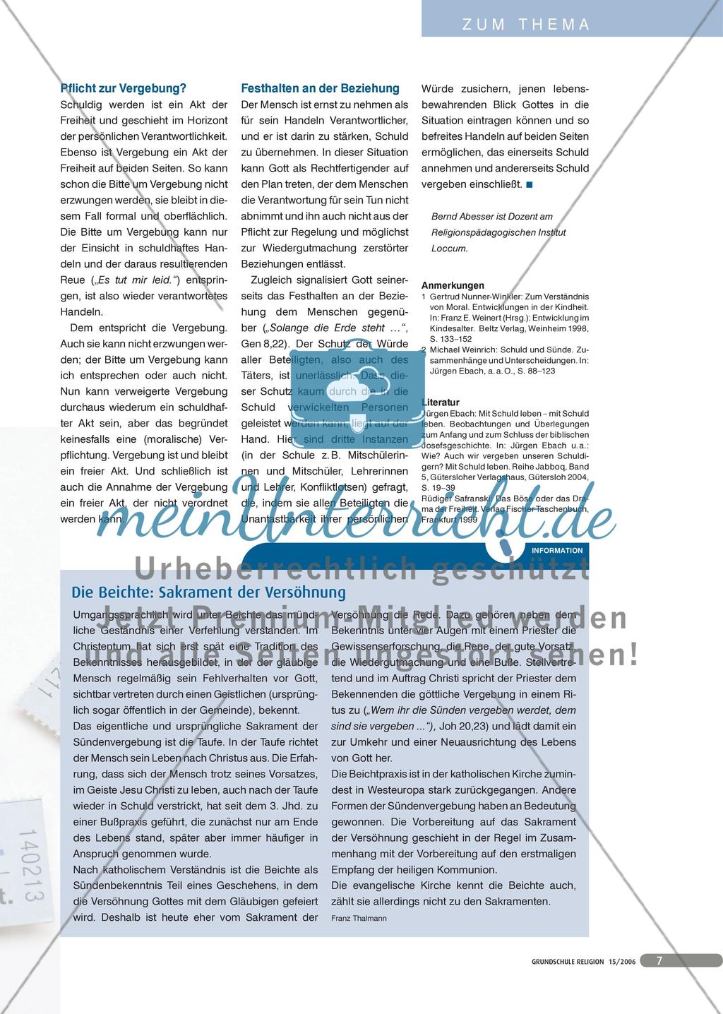 Der Preis der Freiheit: Sünde, Schuld und Vergebung Preview 4