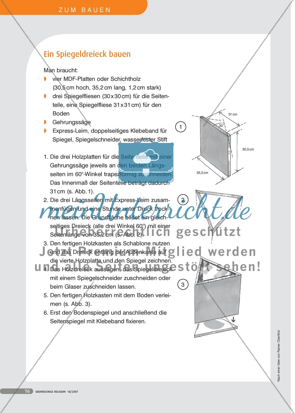 „Im Namen des Vaters ...“ - Zugänge zur Dreifaltigkeit Preview 3